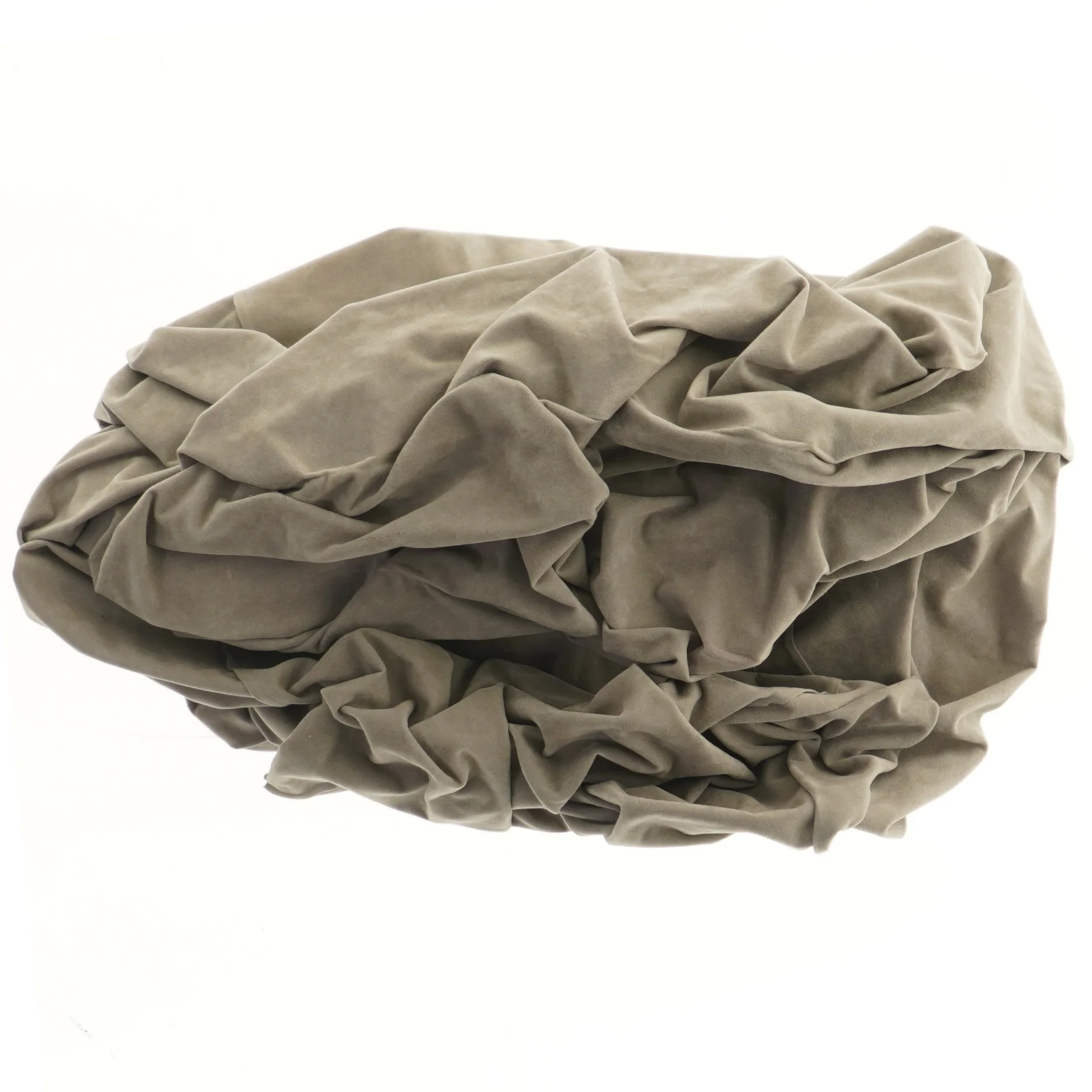 Grå oppustelig fodstøtte pude.