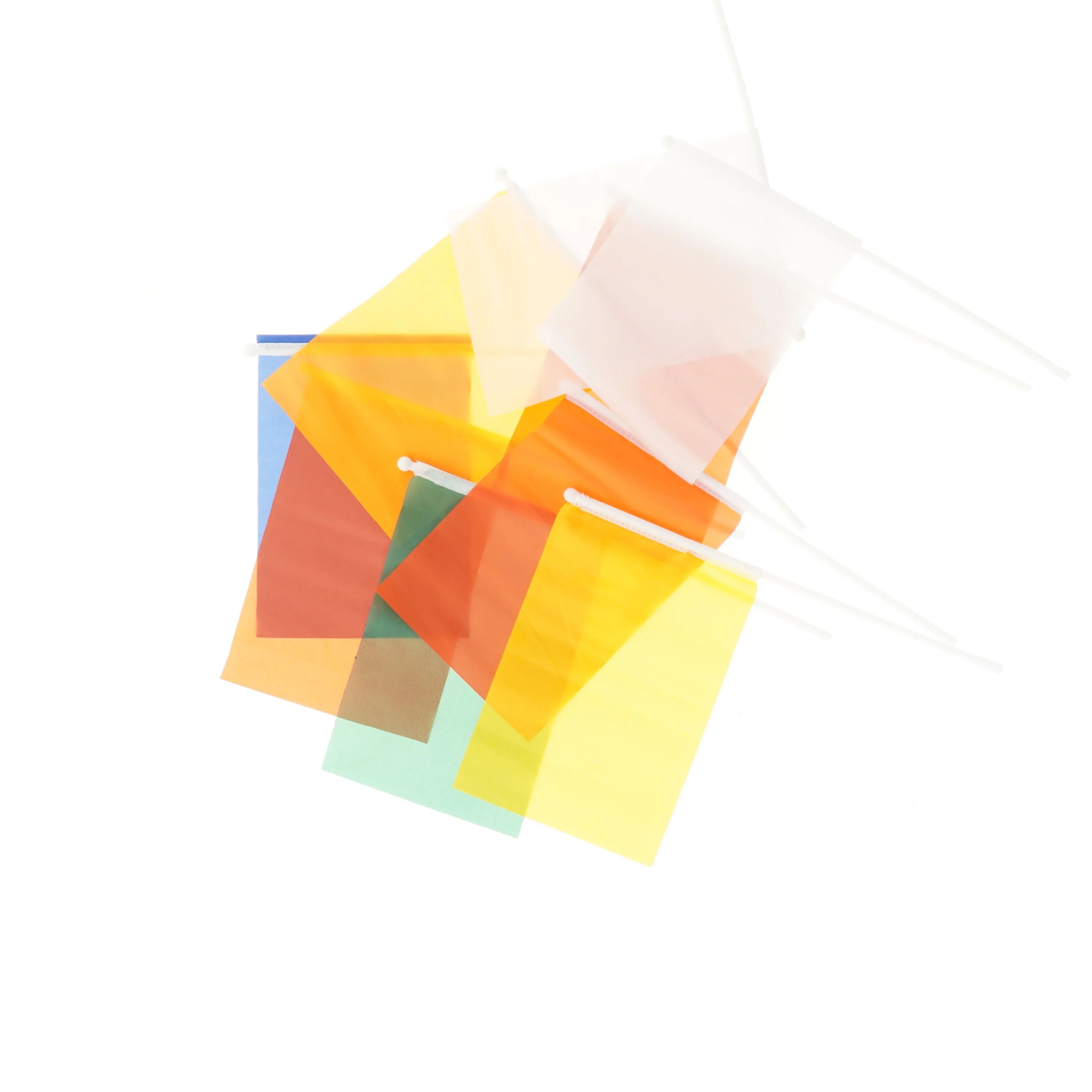 Farverige flag (str. 30 cm)