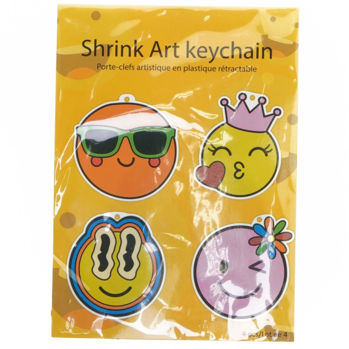 Krympkunst nøglering sæt fra 1Conzept (str. 18x13 cm)