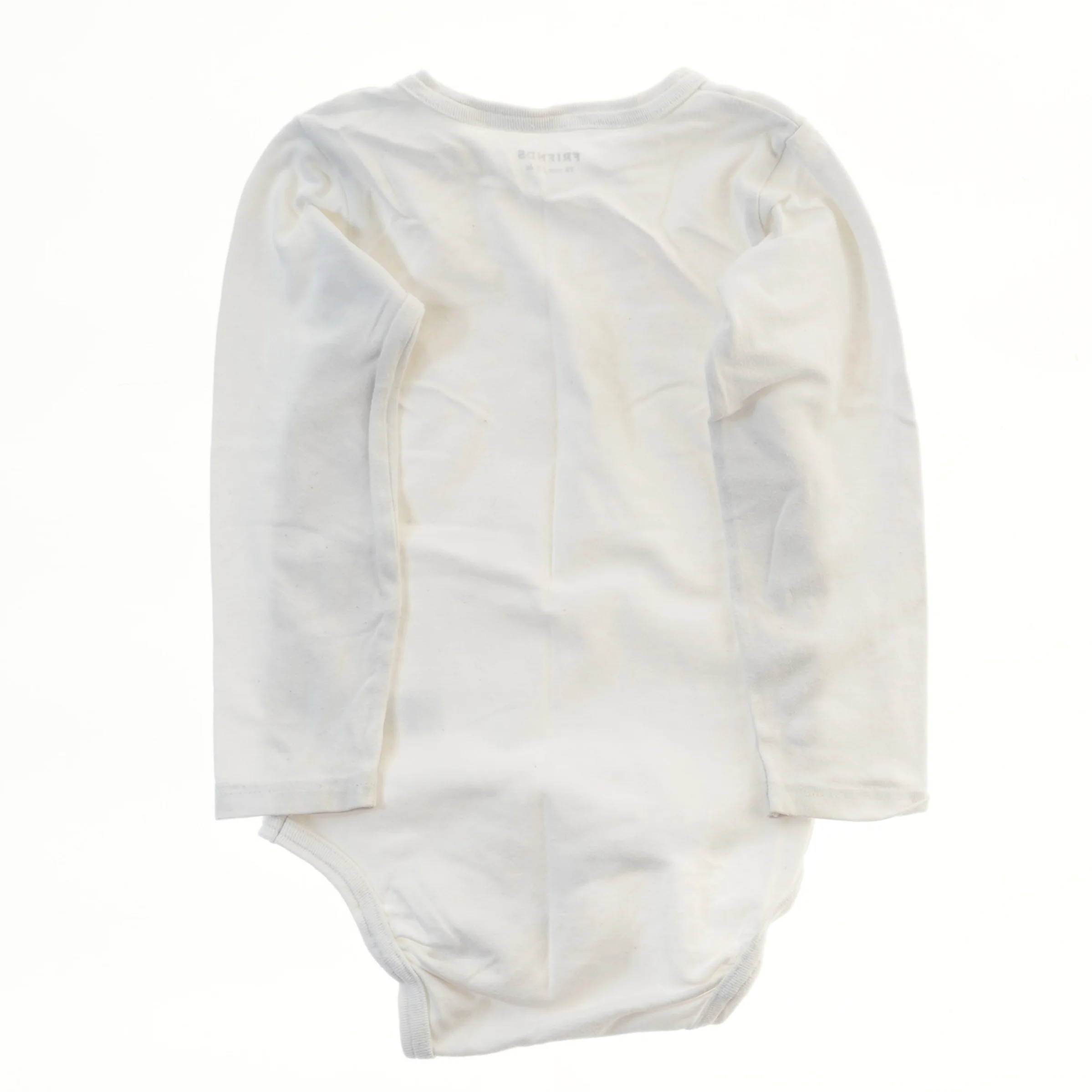 Hvid bodystocking med lange ærmer fra Friends (str. 98)