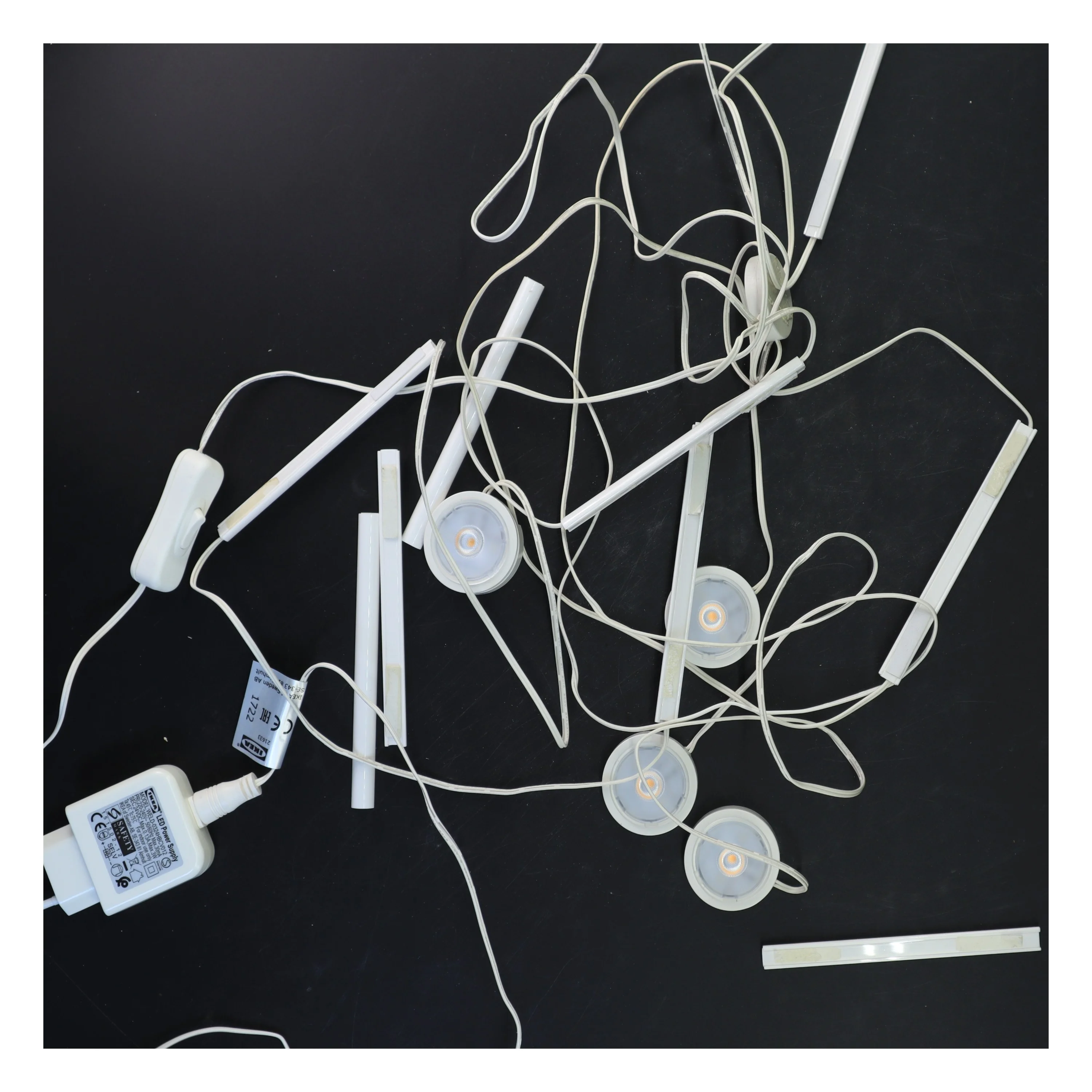 LED lys sæt fra IKEA (str. Ø 4 cm)