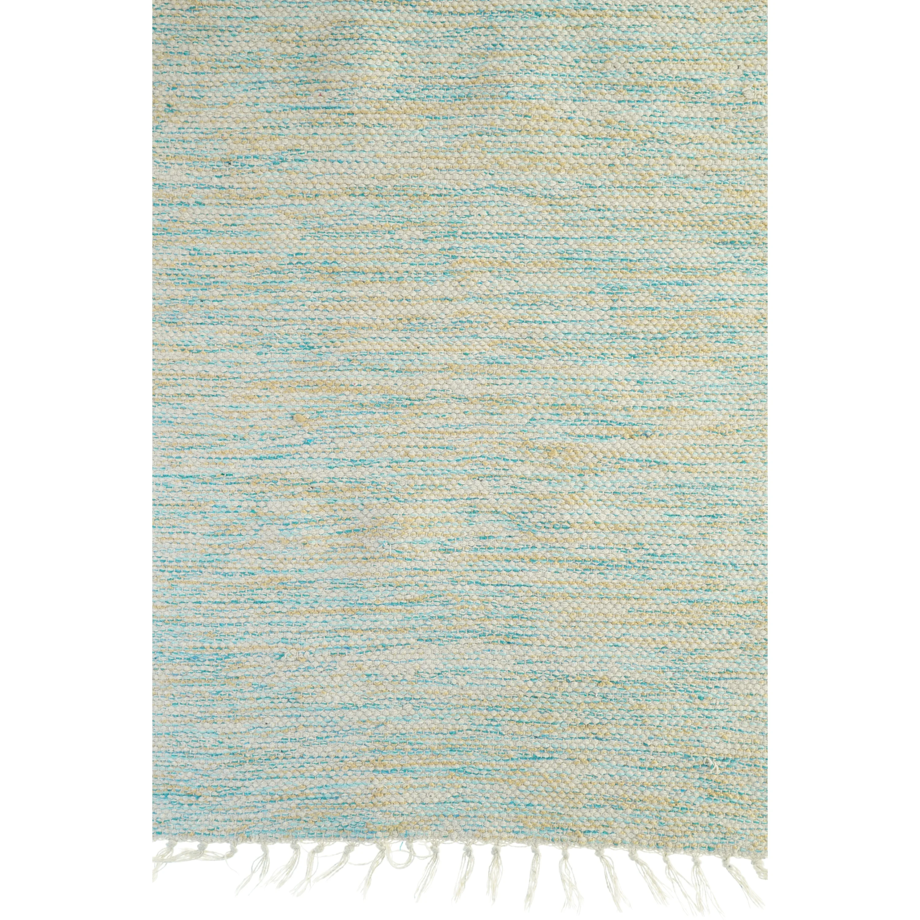 Vævet tæppe med frynser (str. 60 x 95 cm)