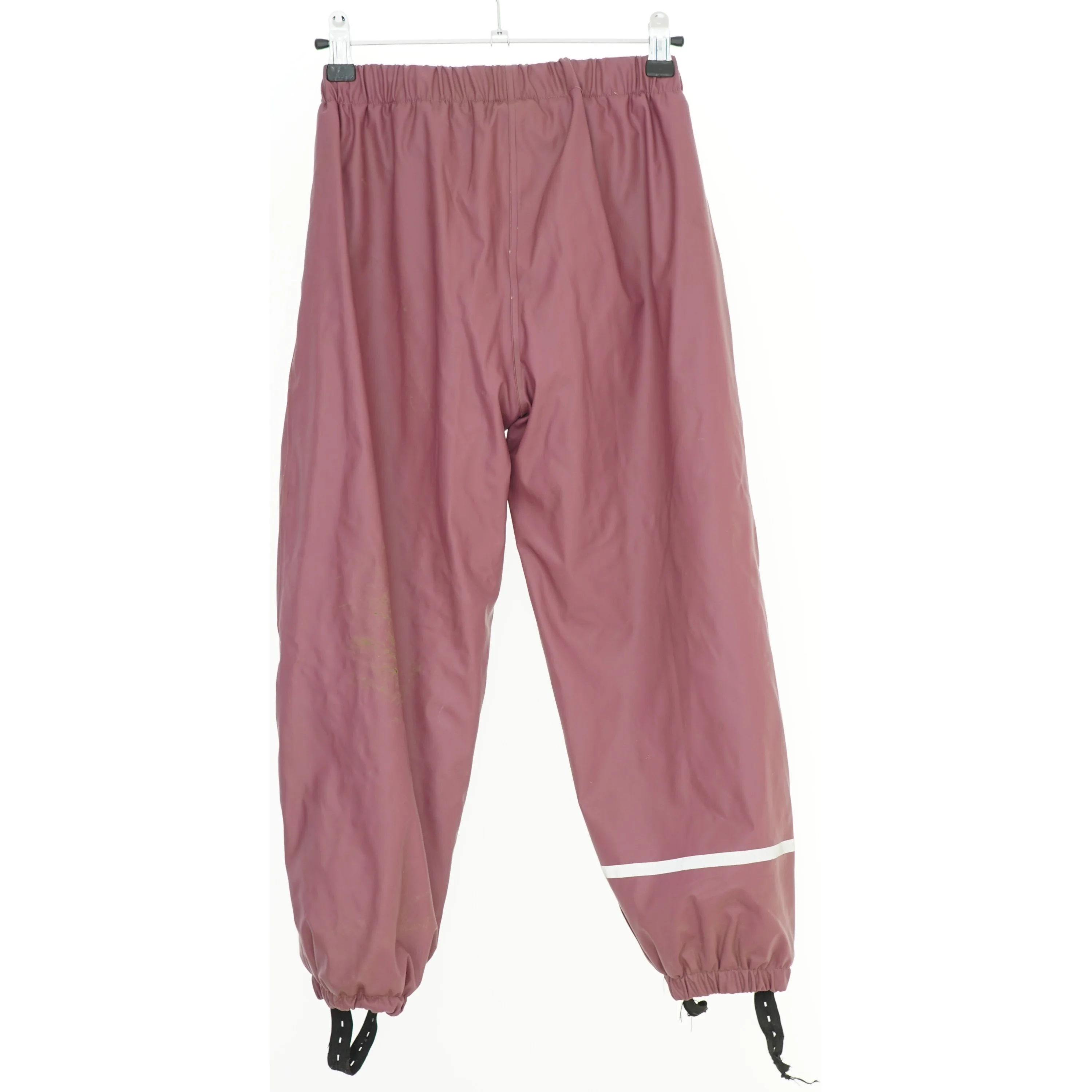 Røde regnbukser med fleece for samt elastisk talje fra Impala (str. 122)