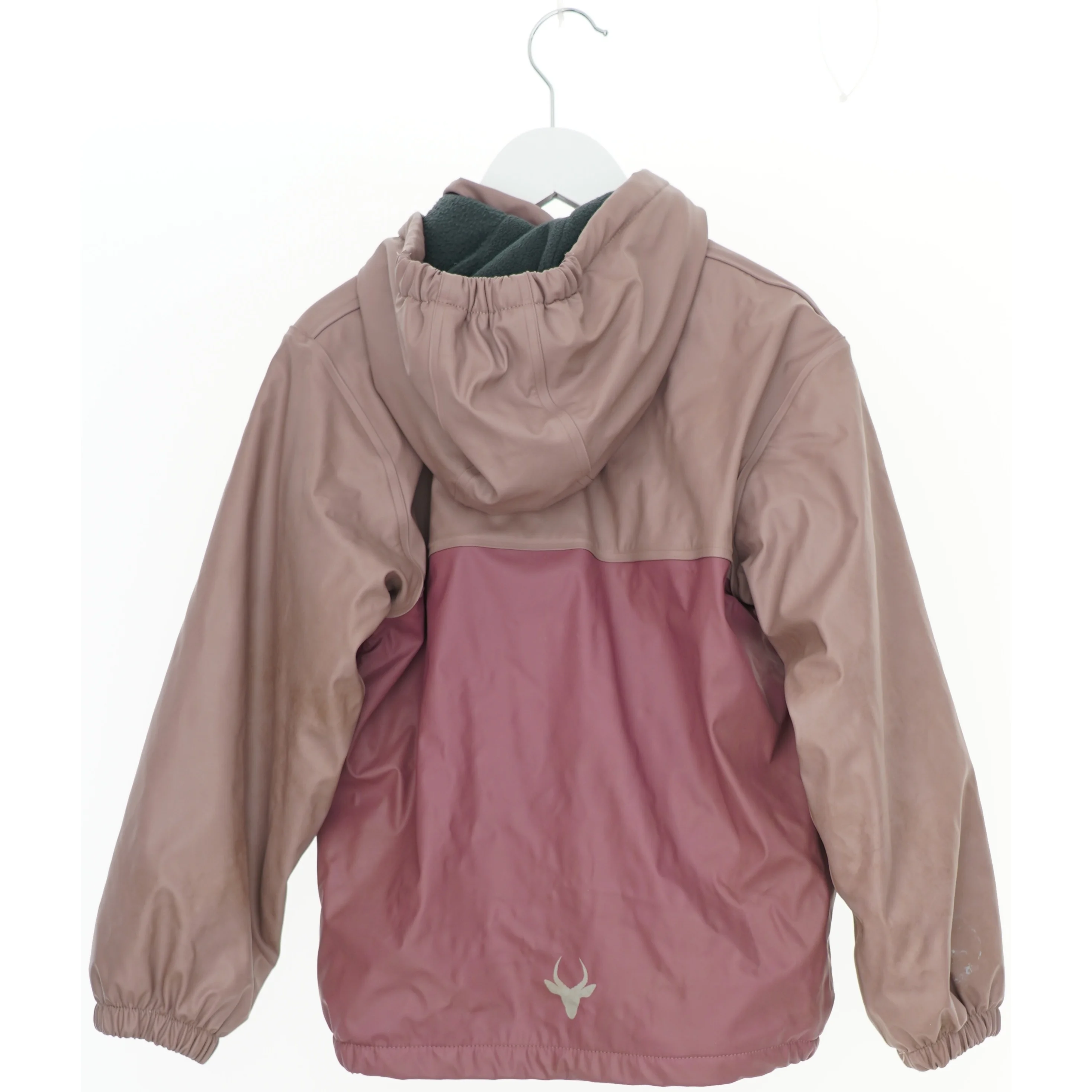 Regnjakke med fleece for med hætte fra Impala (str. 122)