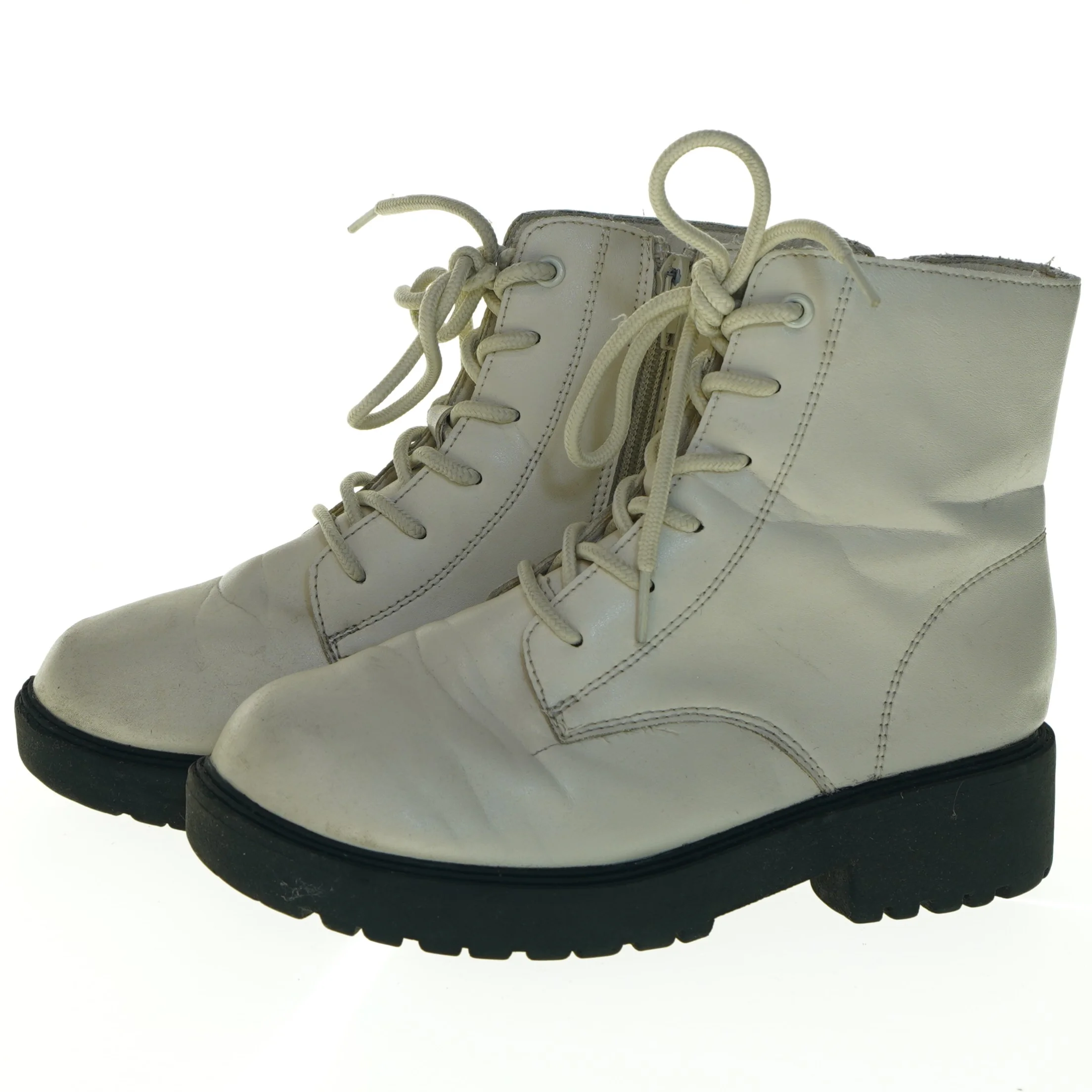 Hvide snørestøvler fra VRS (str. 37 )