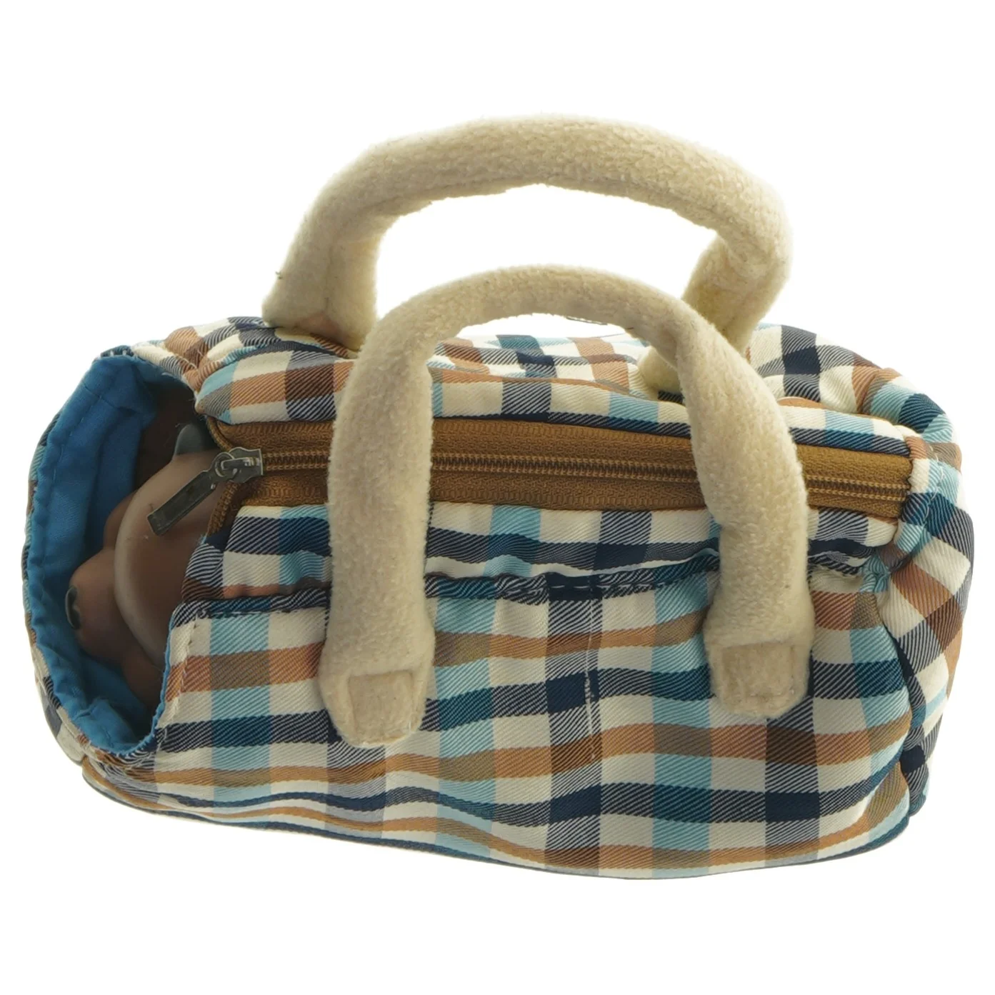 Ternet børne taske med bamse (str. 15 cm)