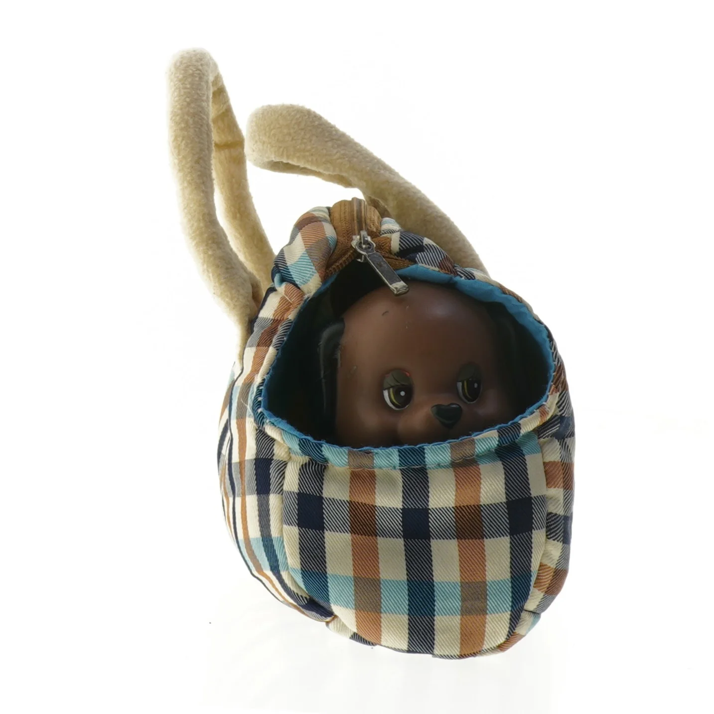 Ternet børne taske med bamse (str. 15 cm)