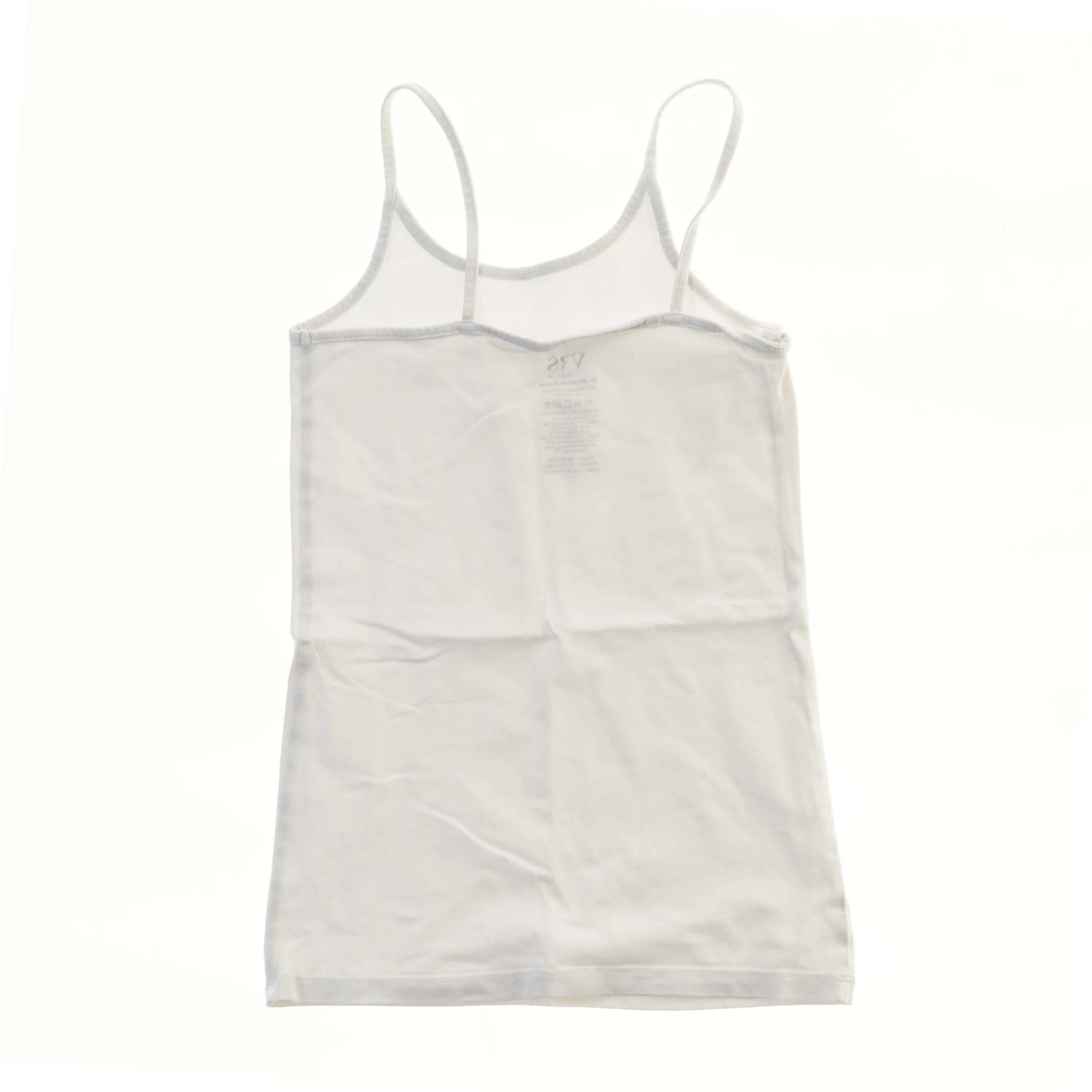 Hvid tanktop med stropper fra VRS (str. 134)