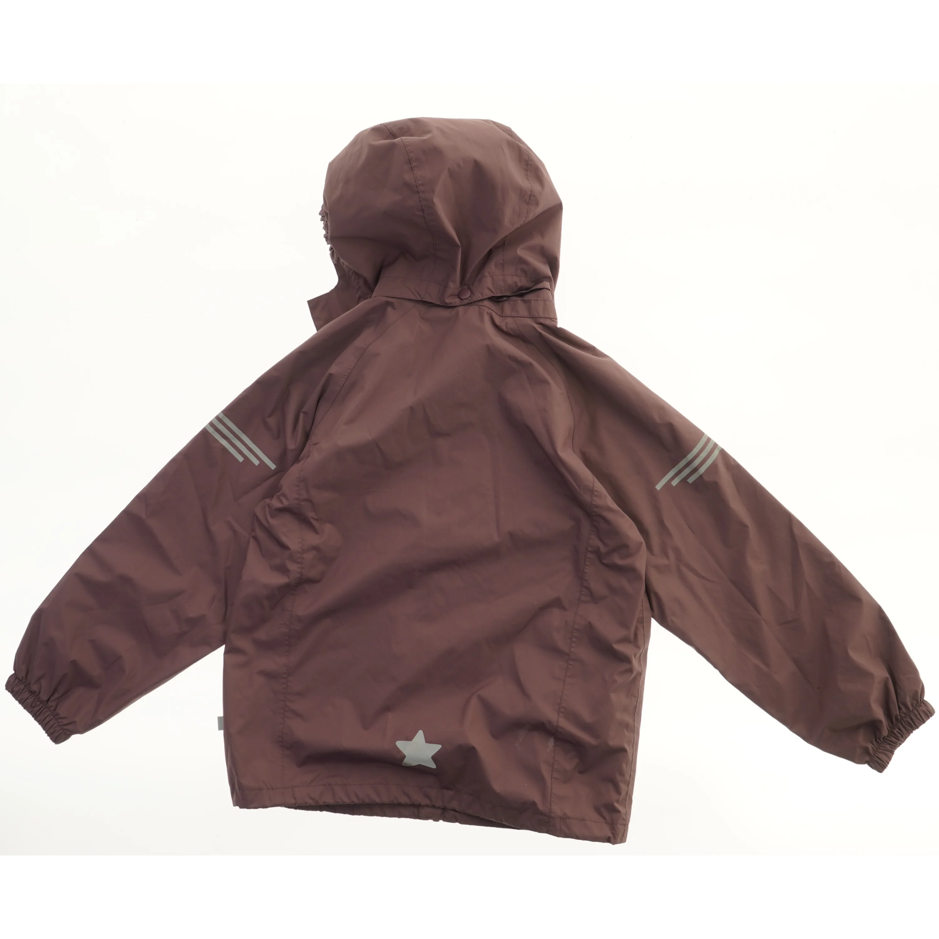 Regnjakke med hætte fra Friends (str. 140)