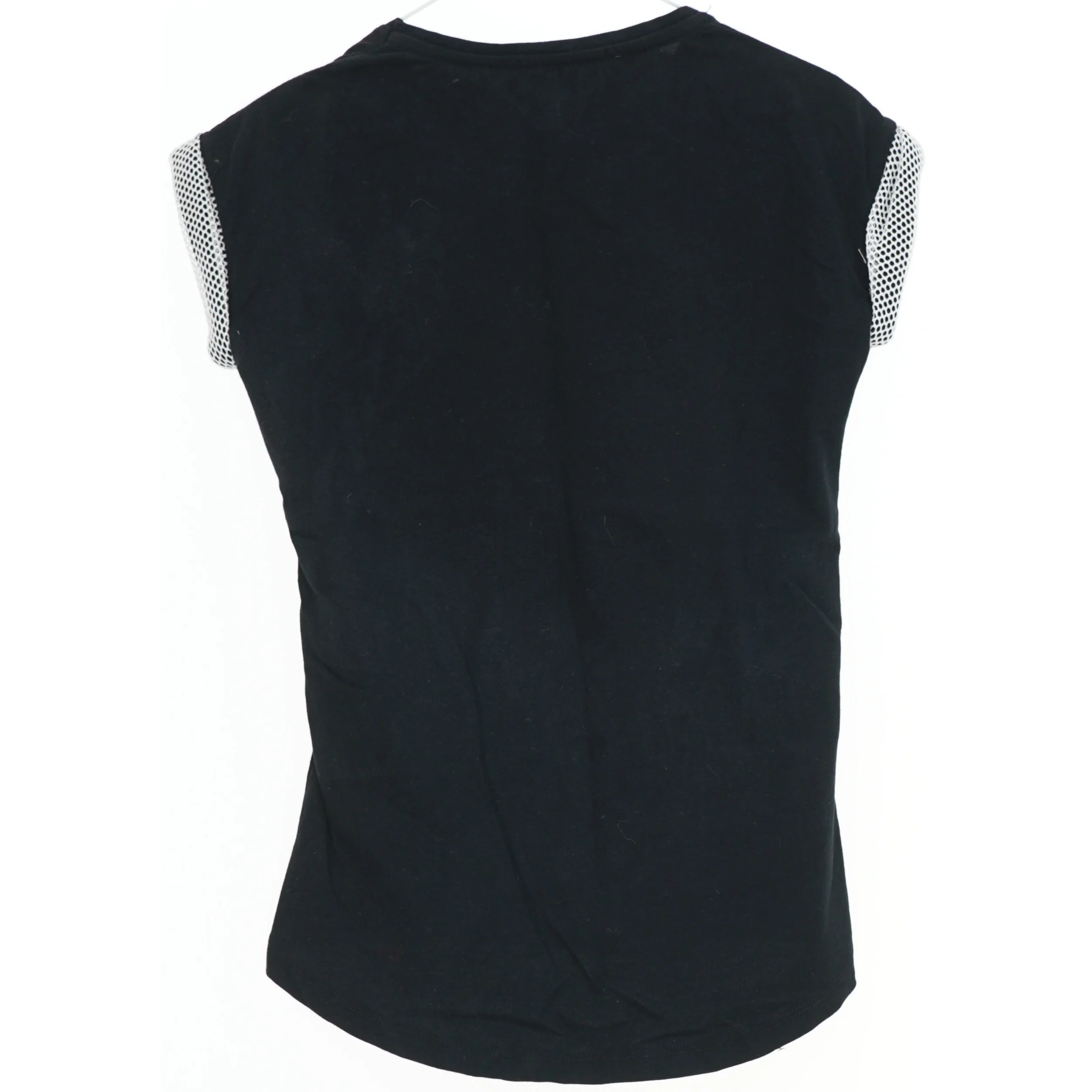 Sort T-shirt med tryk (str. 128)