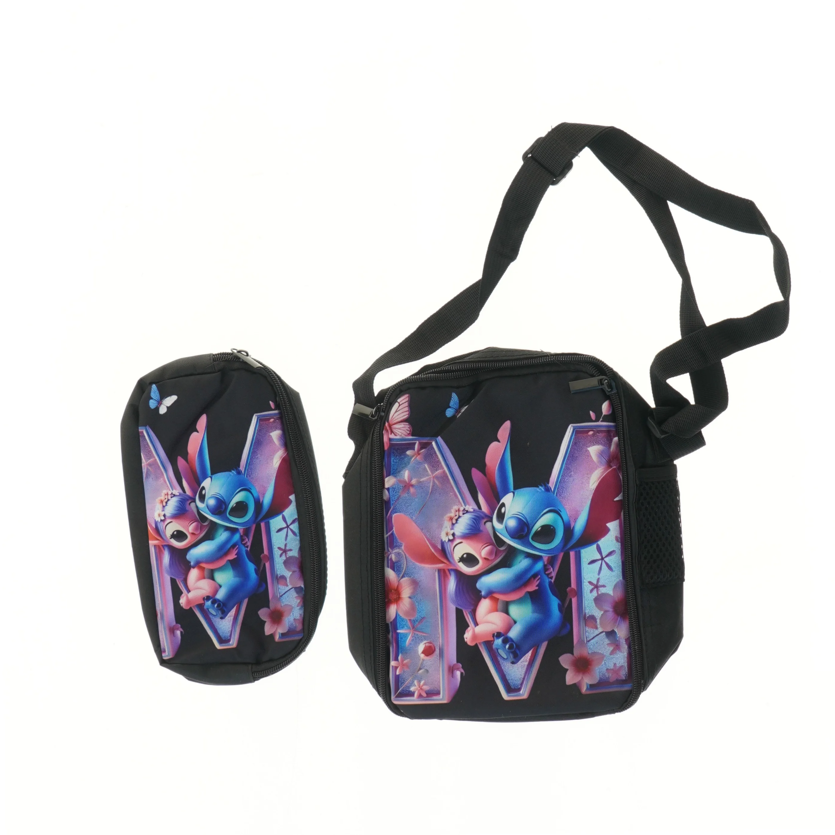 Børne rygsæk med Stitch motiv fra Disney (str. 42x12x33 cm)