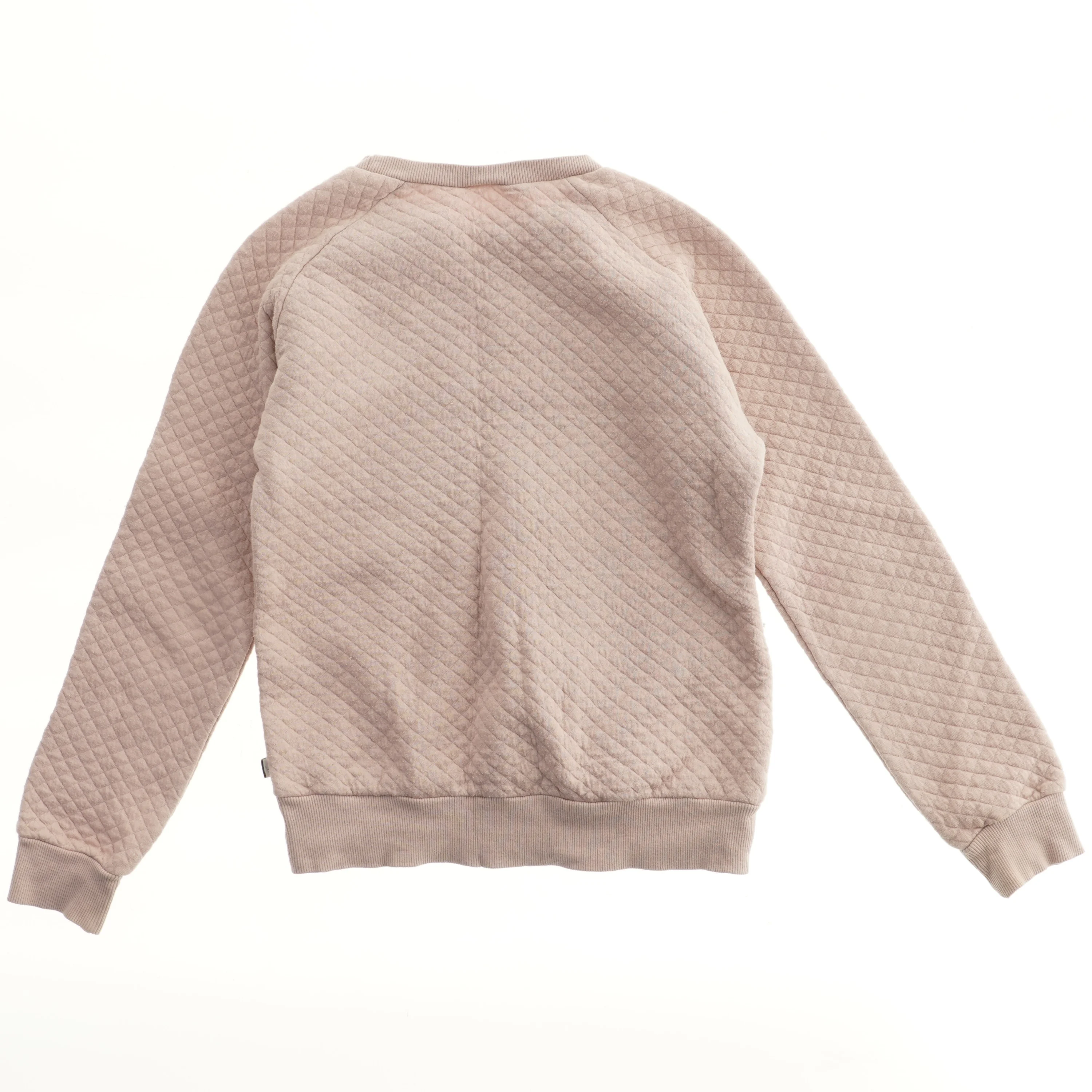 Sweatshirt med hjerte og tekst (str. 134)