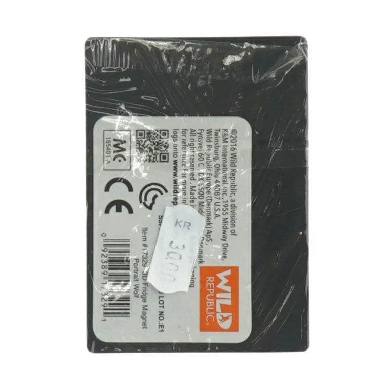 Køleskabsmagnet med ulv fra Wild Republic (str. 9x6 cm)