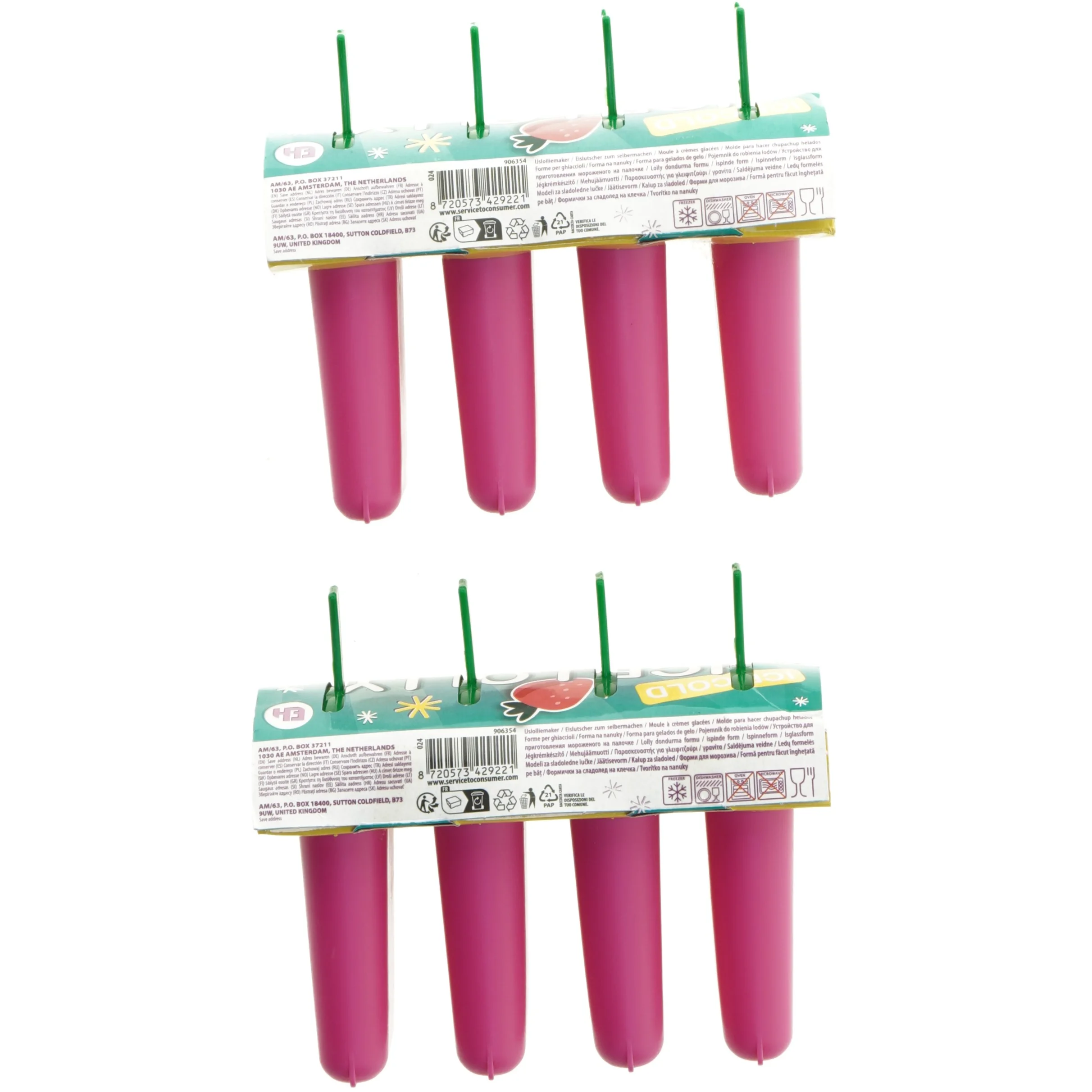 Ispindeform sæt fra Excellent Houseware (str. 11x8 cm)