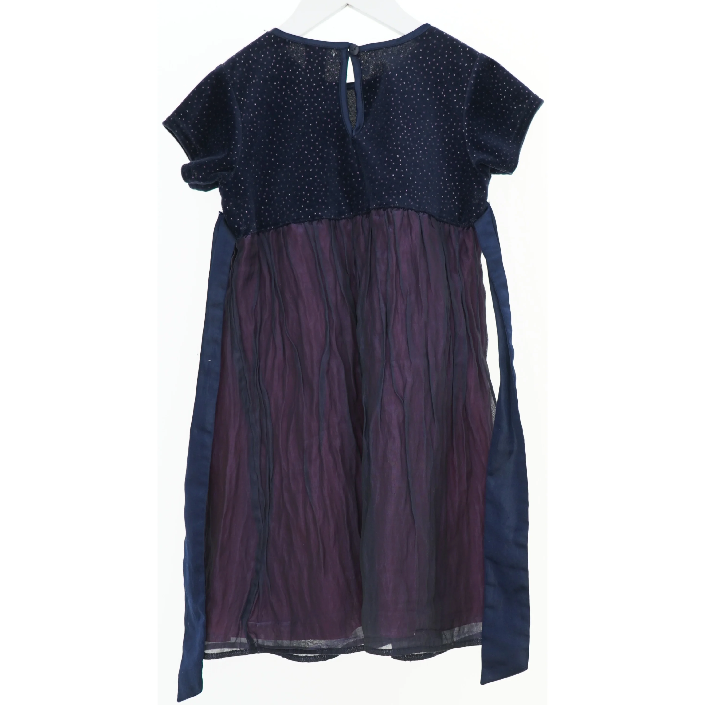 Børnekjole med glimmer fra Adams (str. 98)