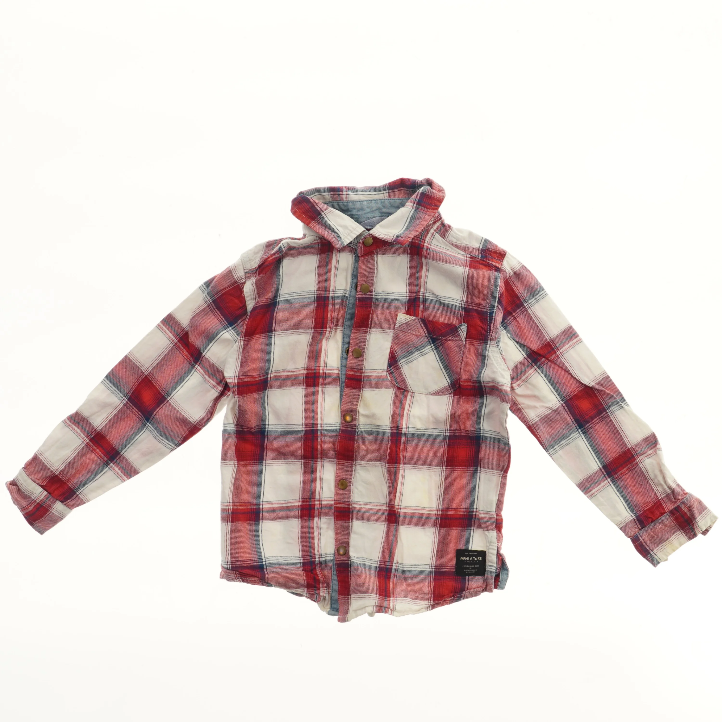 Skjorte med ternet mønster fra Mini A Ture (str. 104)