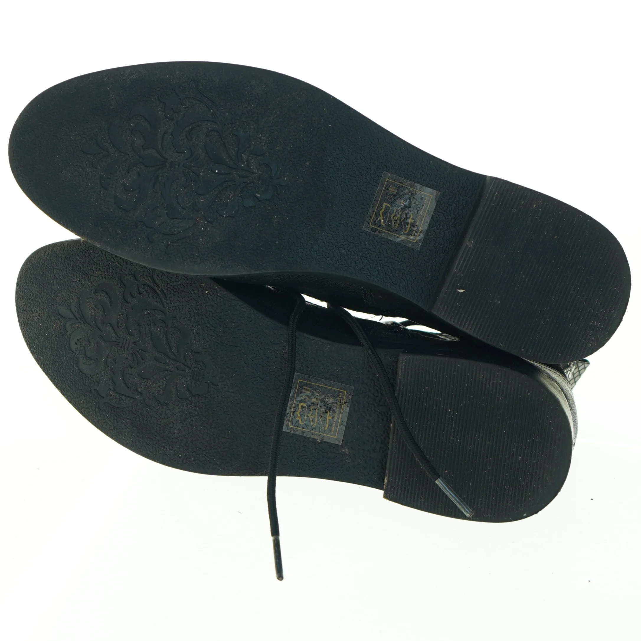 Damestøvler, sort læder fra Sprox (str. 37 cm)