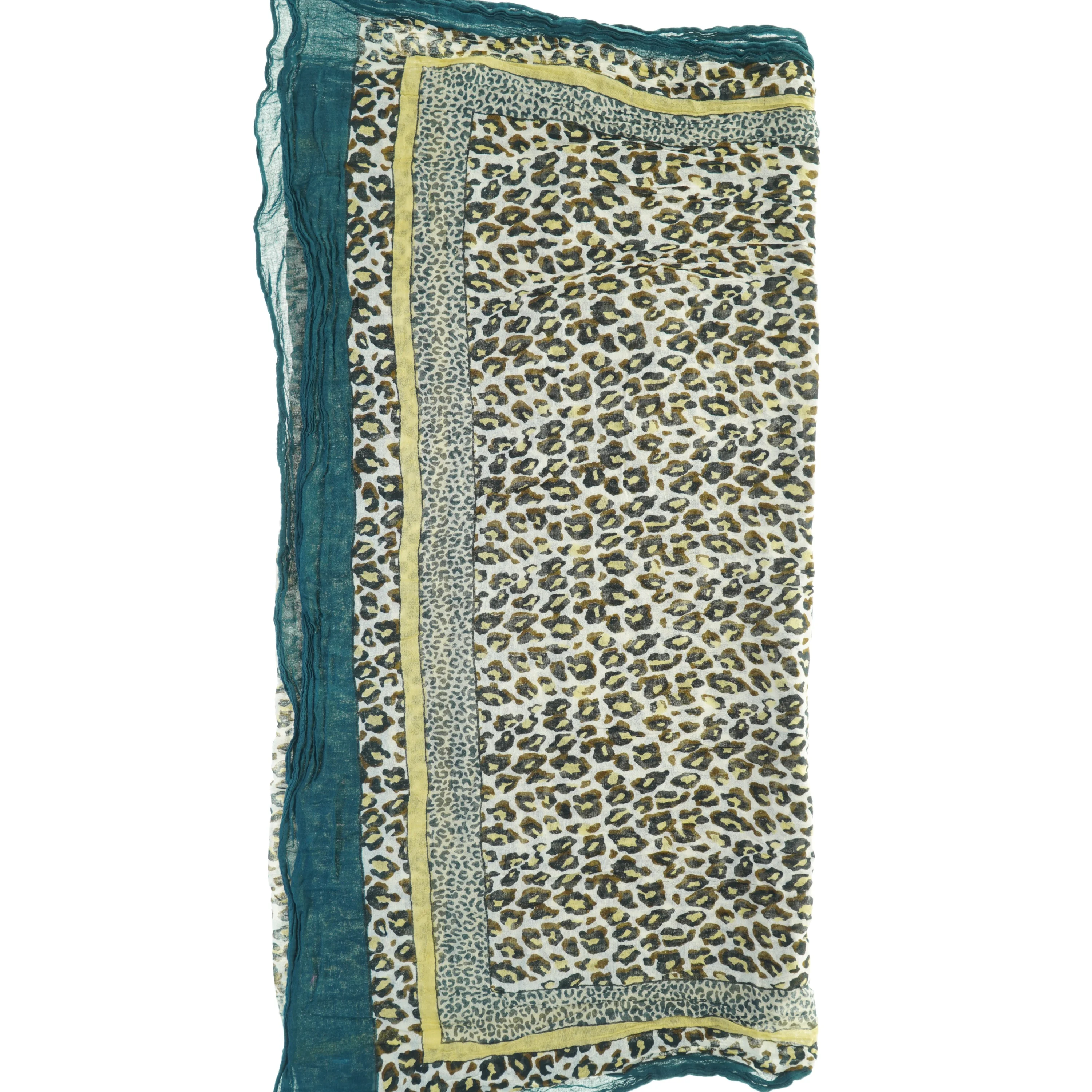 Leopardprint tørklæde (str. 175 x 110 cm)