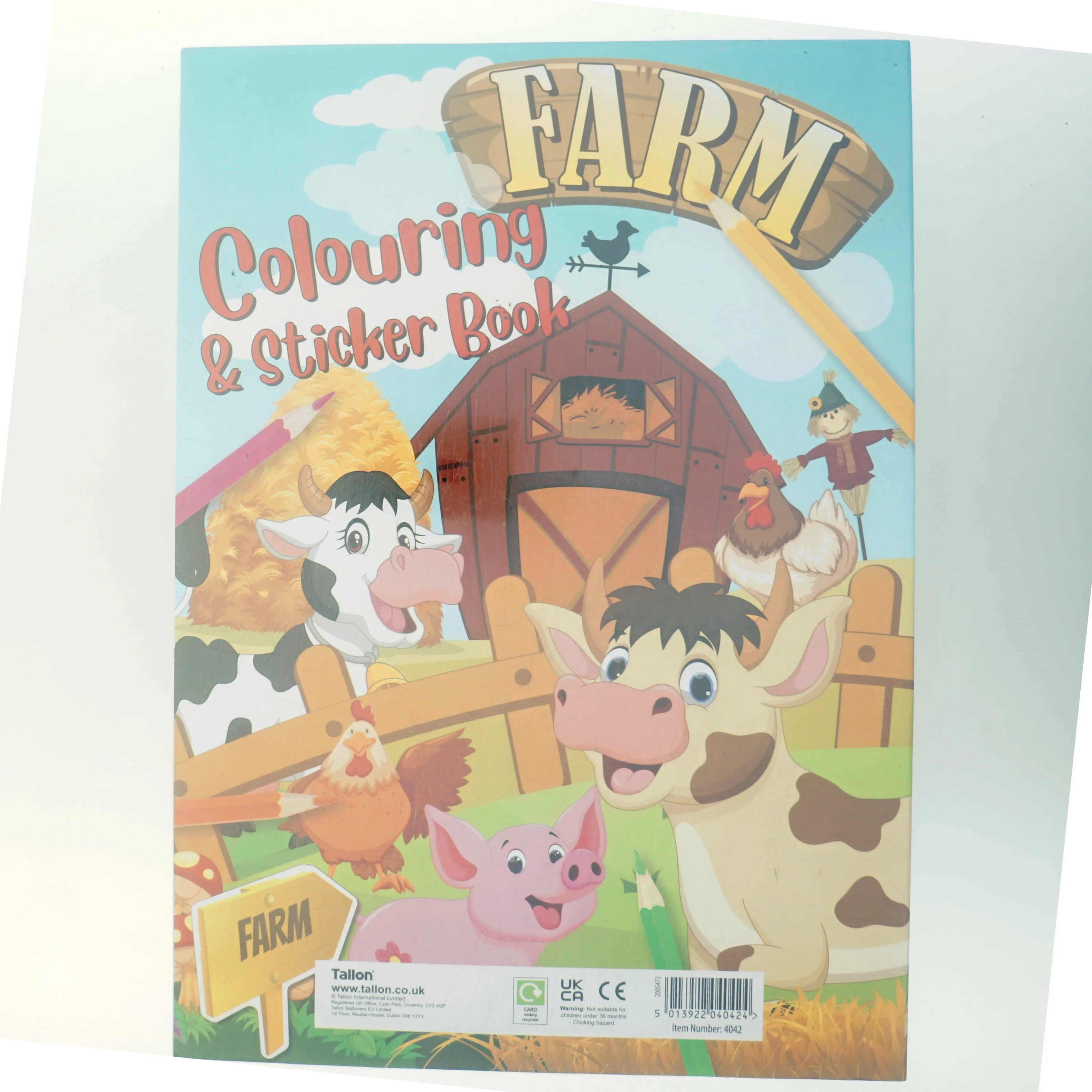 Farme mellem farve- og stickerbog fra Artbox af Artbox (Bog)