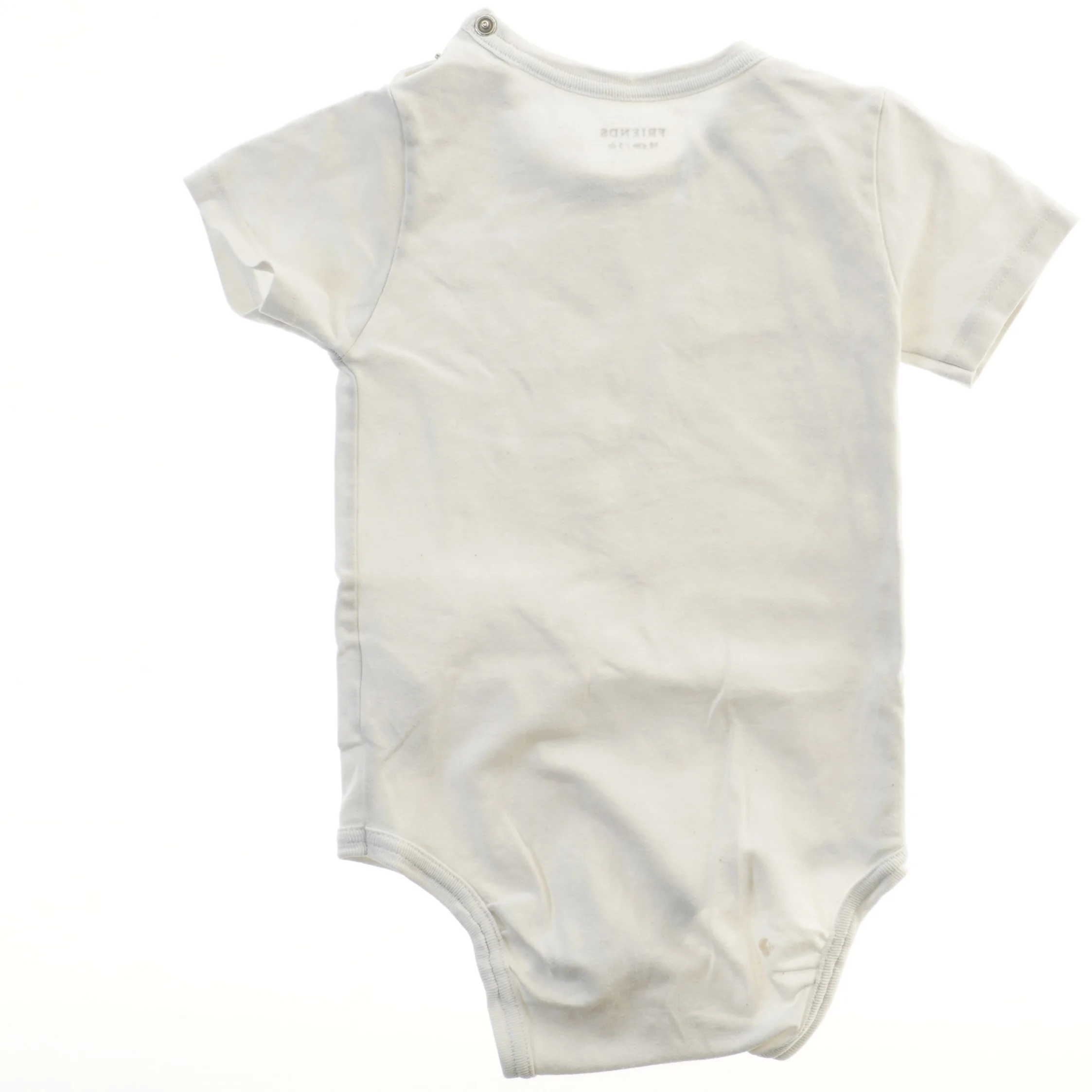 Kortærmet hvid bodystocking til børn fra Friends (str. 98)