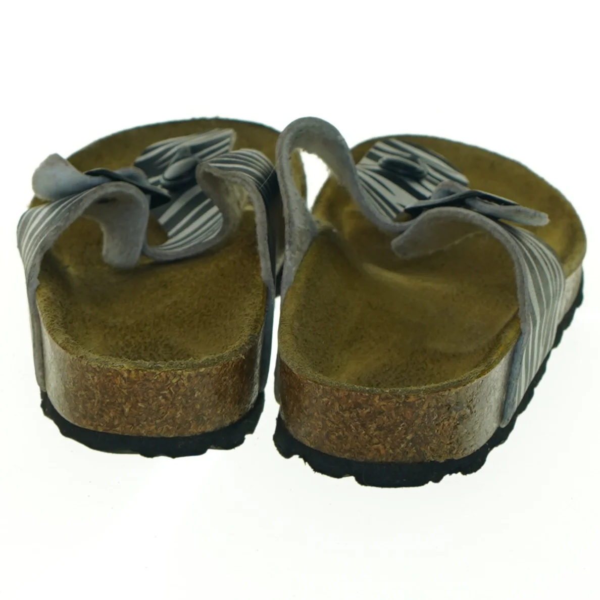 Zebra-stribede sandaler (str. 21 cm lang)