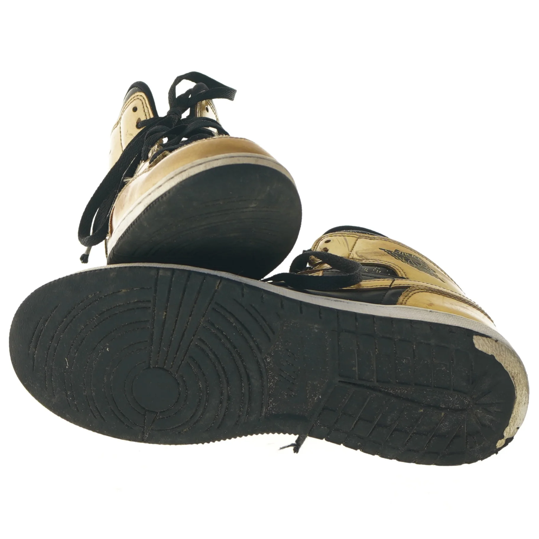 Air Jordan sneaker, guld og sort fra Nike (str. 40 )