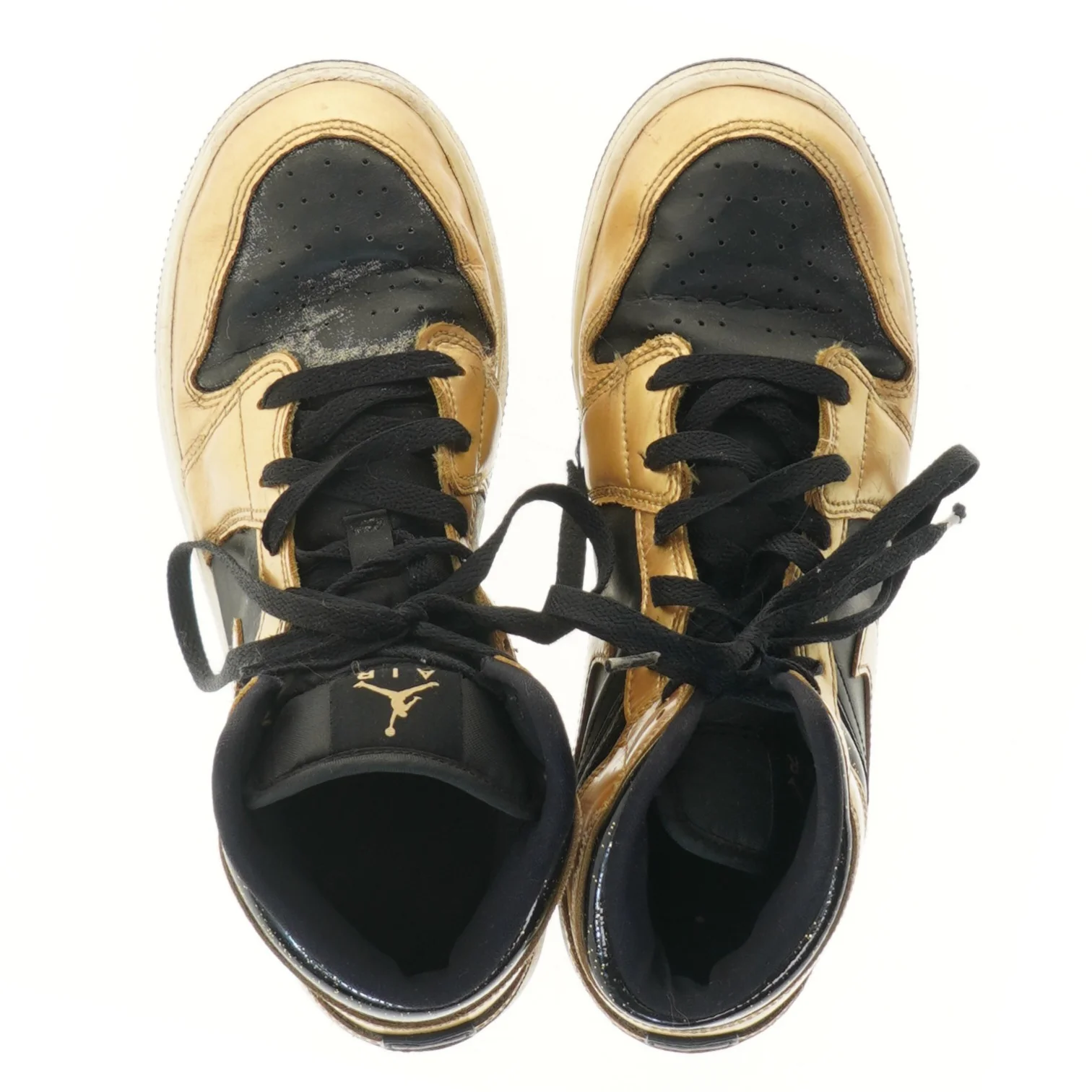 Air Jordan sneaker, guld og sort fra Nike (str. 40 )