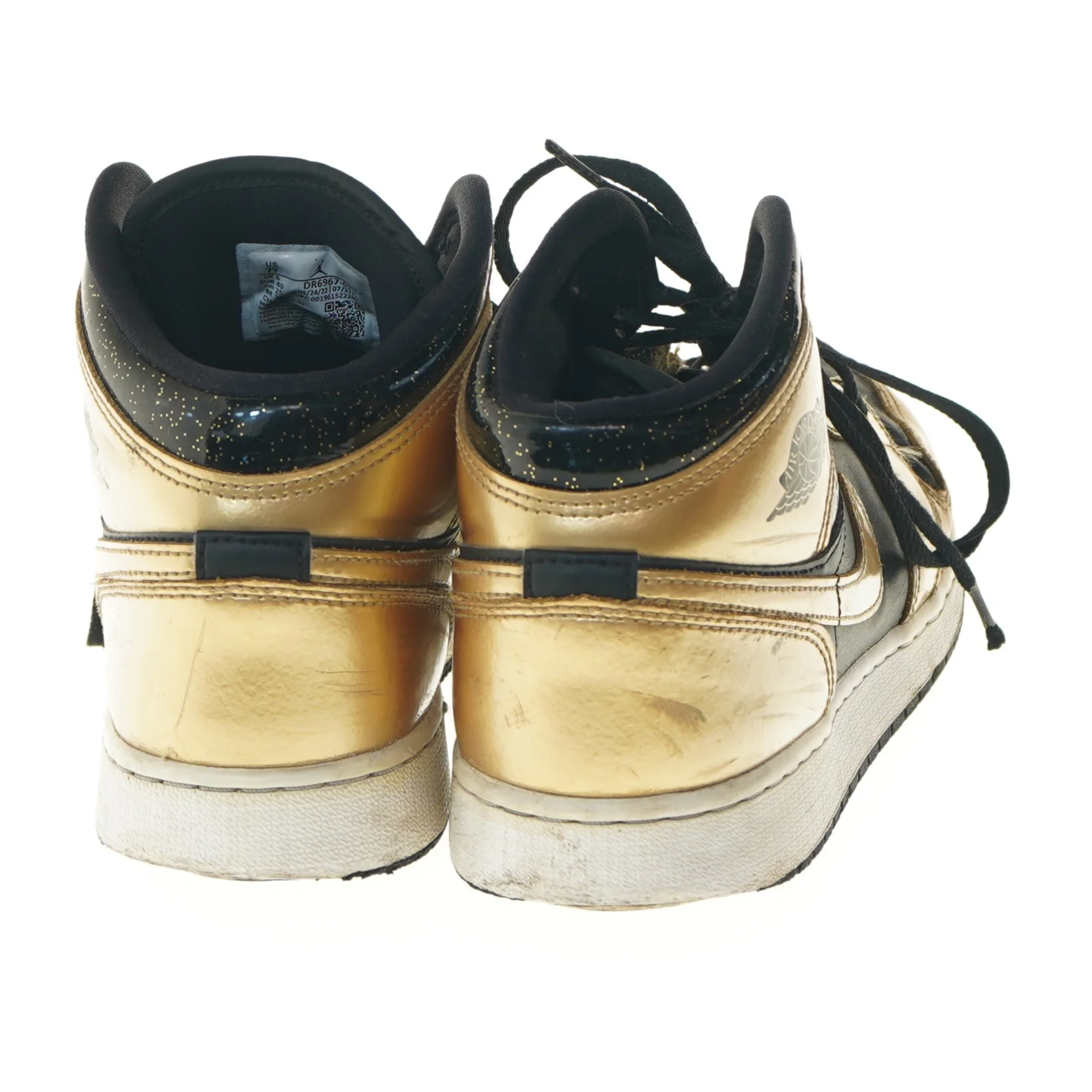 Air Jordan sneaker, guld og sort fra Nike (str. 40 )