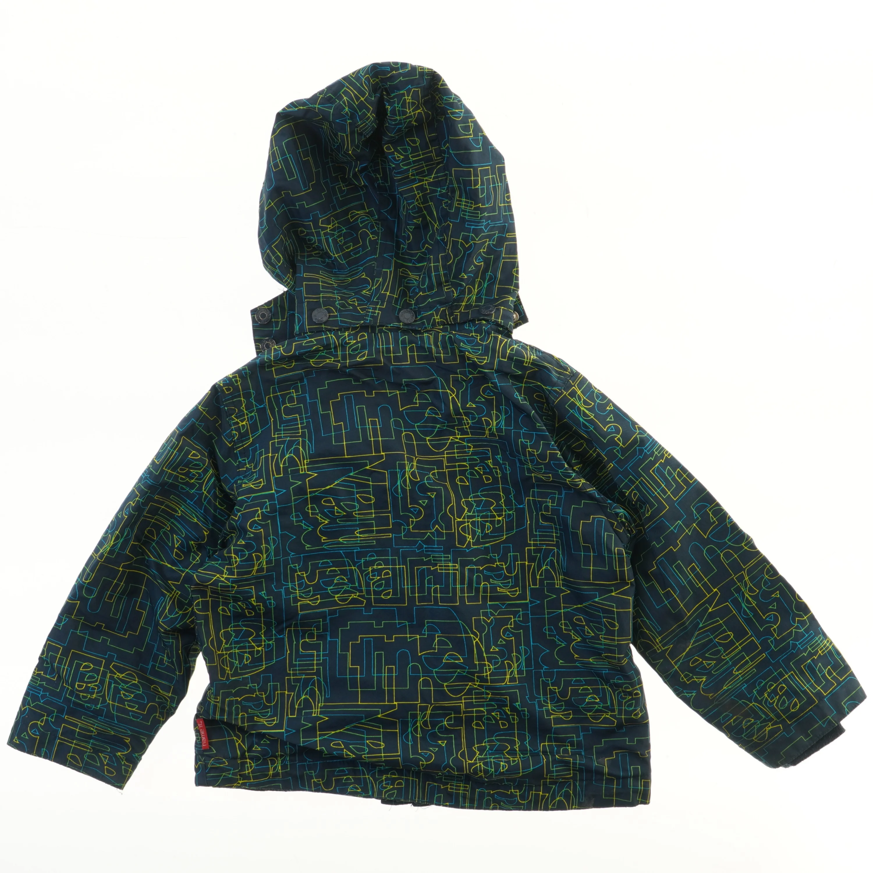 Børnevindbreaker jakke med abstrakt mønster fra Name It (str. 104)