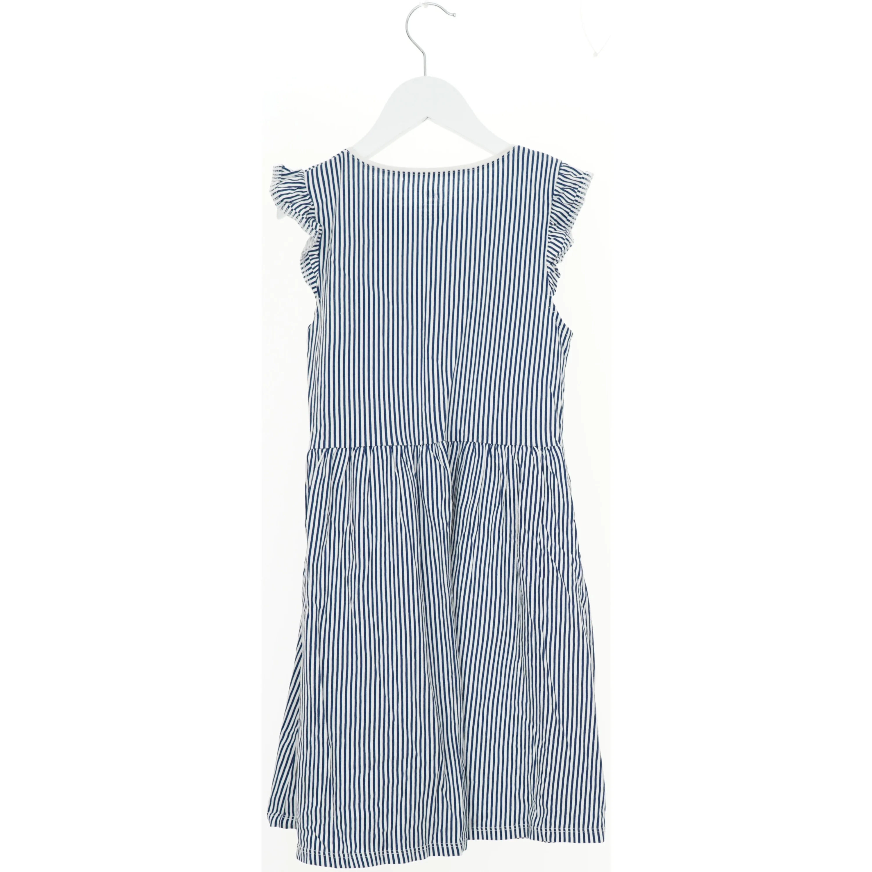 Blå- og hvidstribet kjole fra H&M (str. 134)
