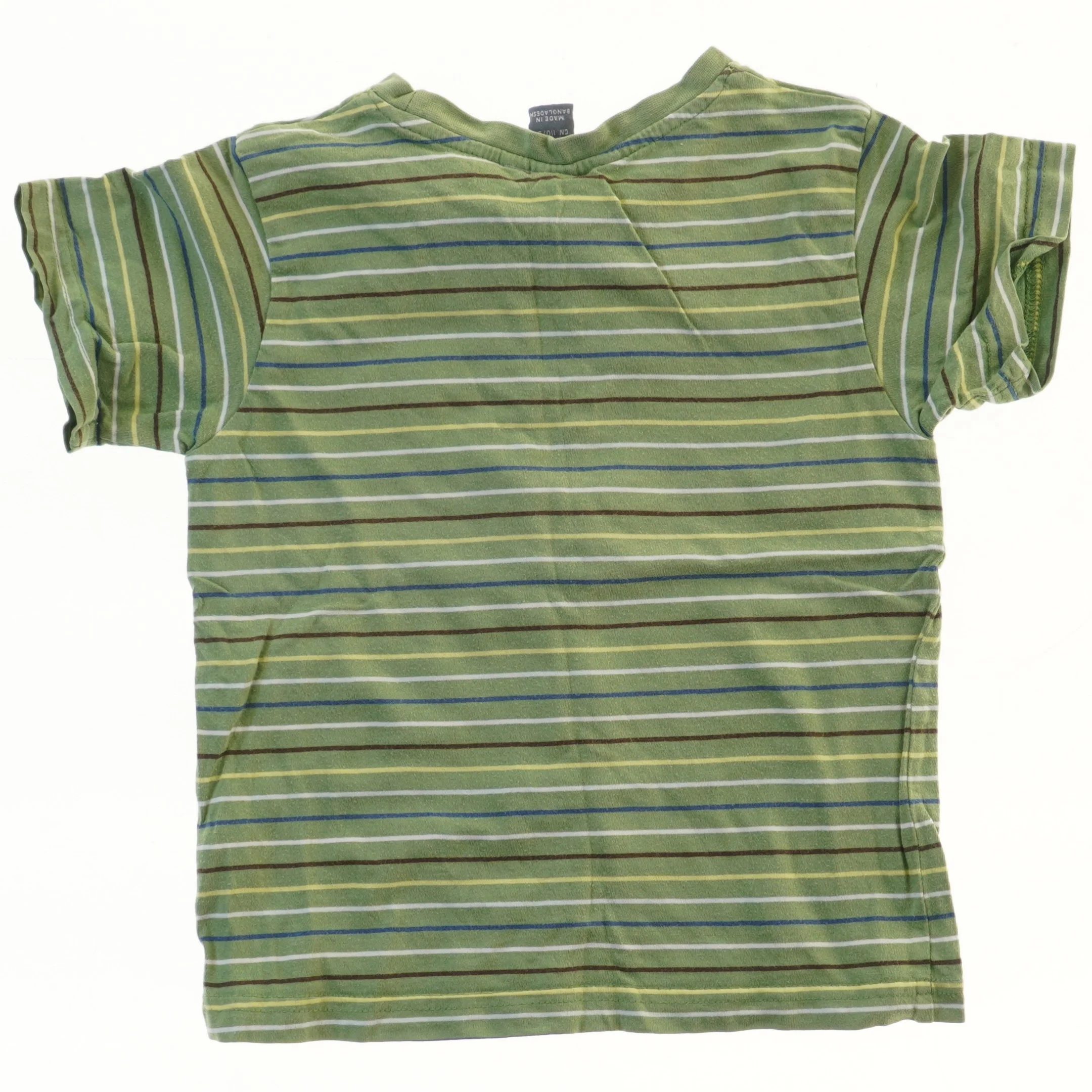 Kortærmet stribet shirt fra H&M (str. 98)