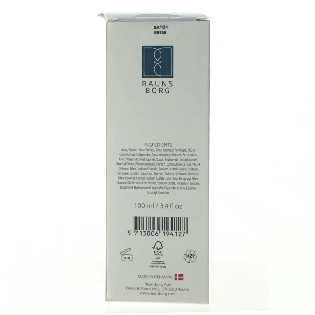 Face scrub nordic fra Raunsborg 100 ml (str. 15 x 4 cm)