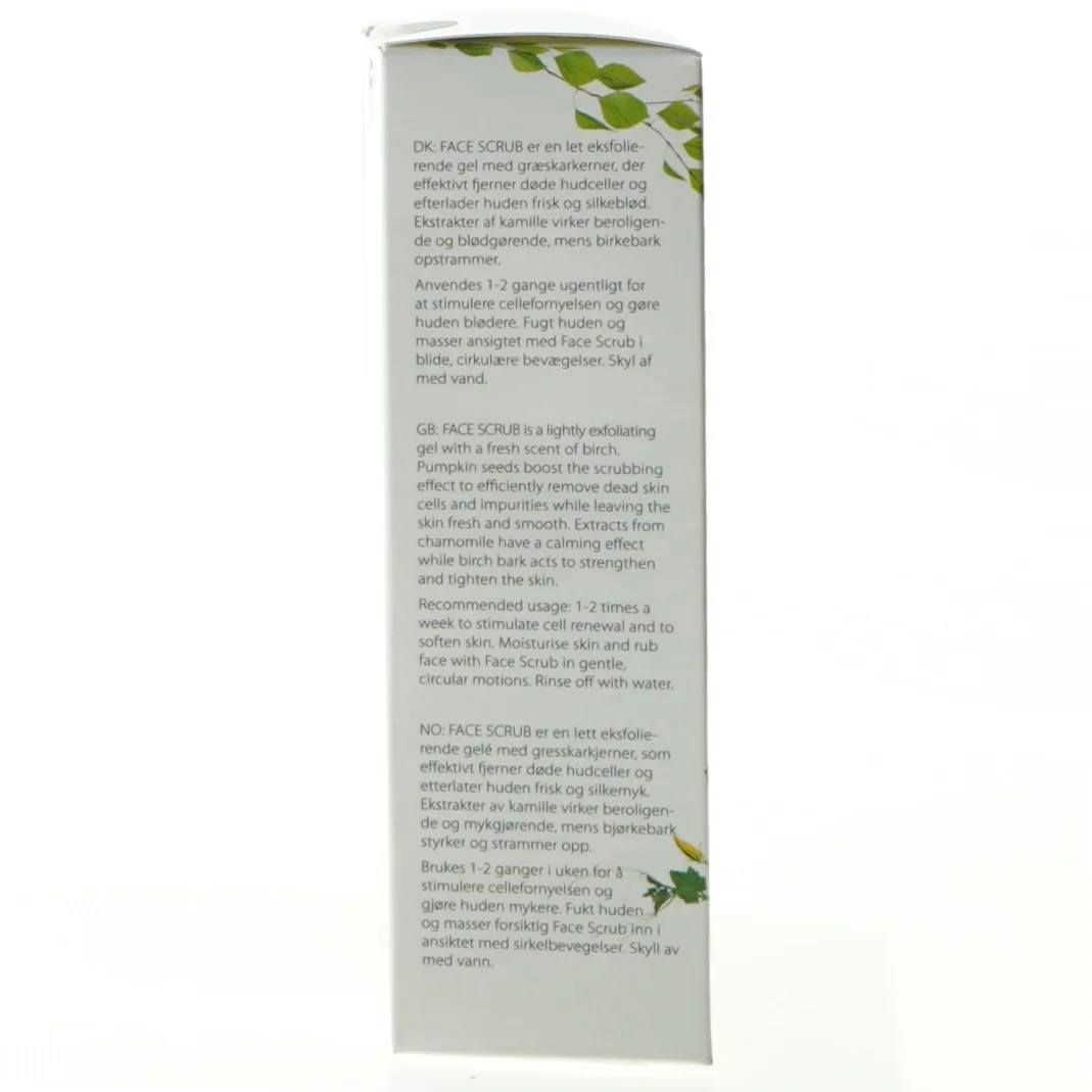 Face scrub nordic fra Raunsborg 100 ml (str. 15 x 4 cm)