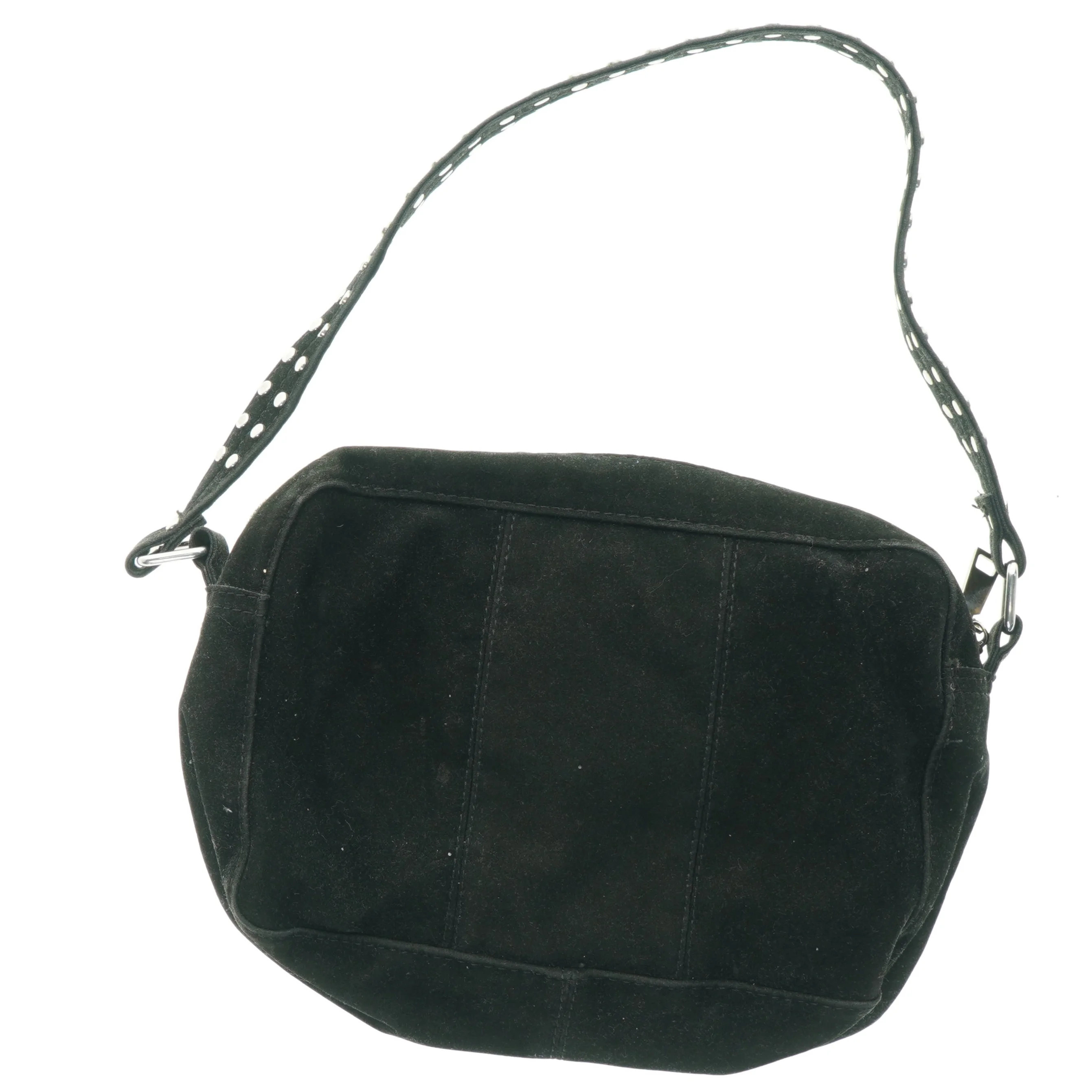 Sort bæltetaske med nitter fra Noella (str. 26 x 20 cm)