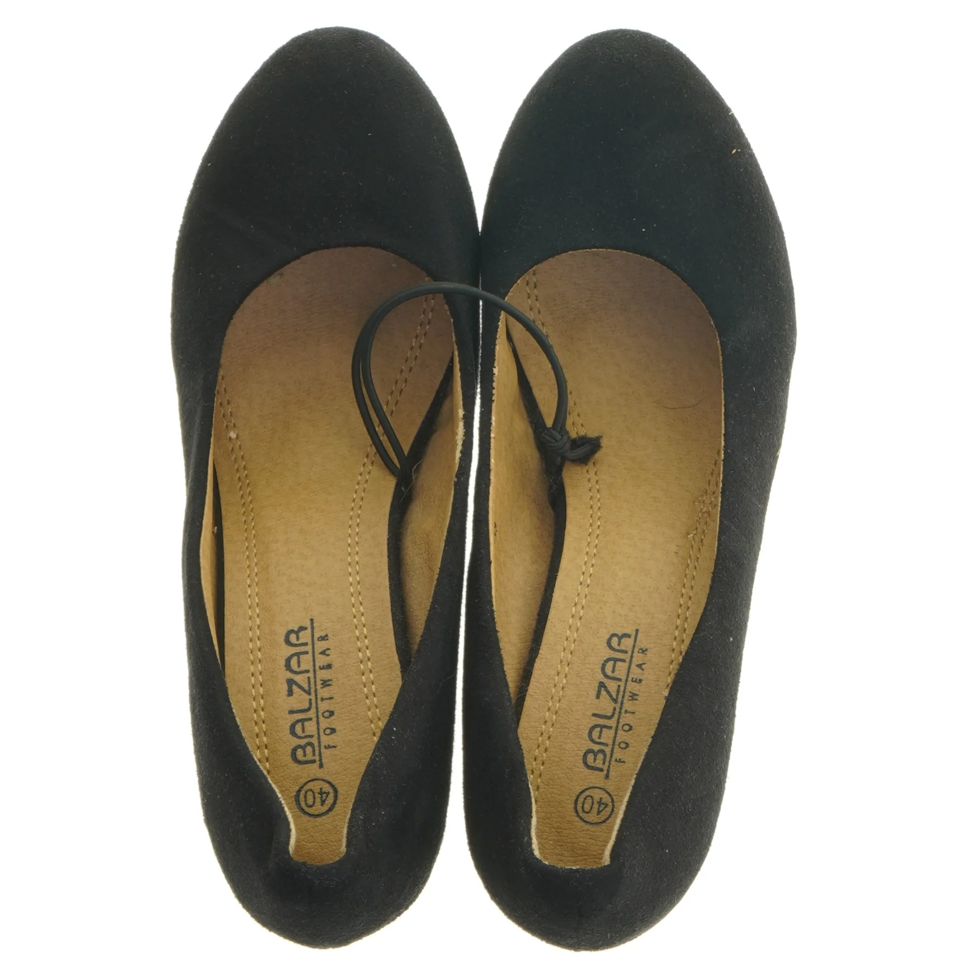 Sort højhælede sko i størrelse 40 fra Balzar Footwear (str. 40 )