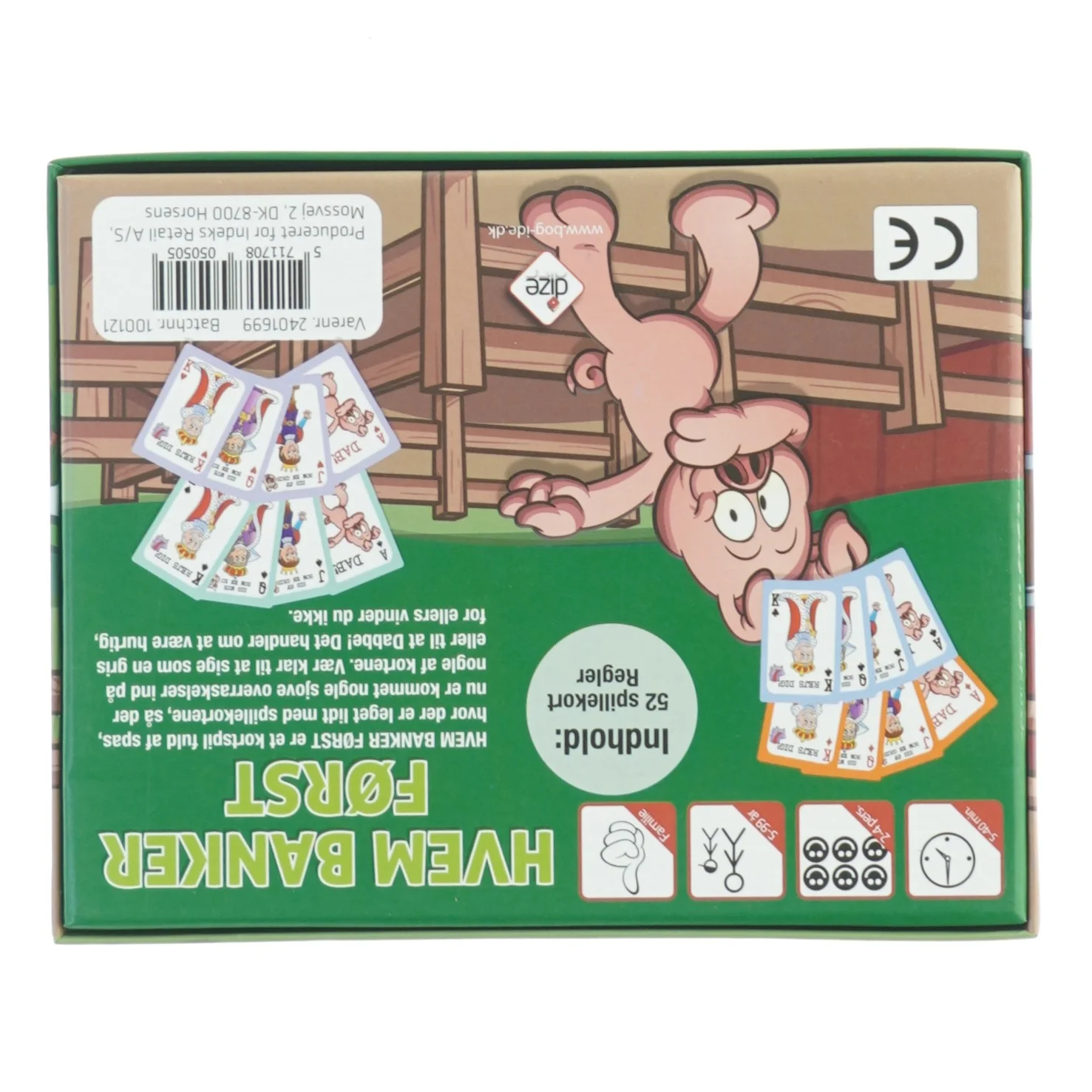 Brætspil fra Bog Og Idé (str. 17 x 14 cm)