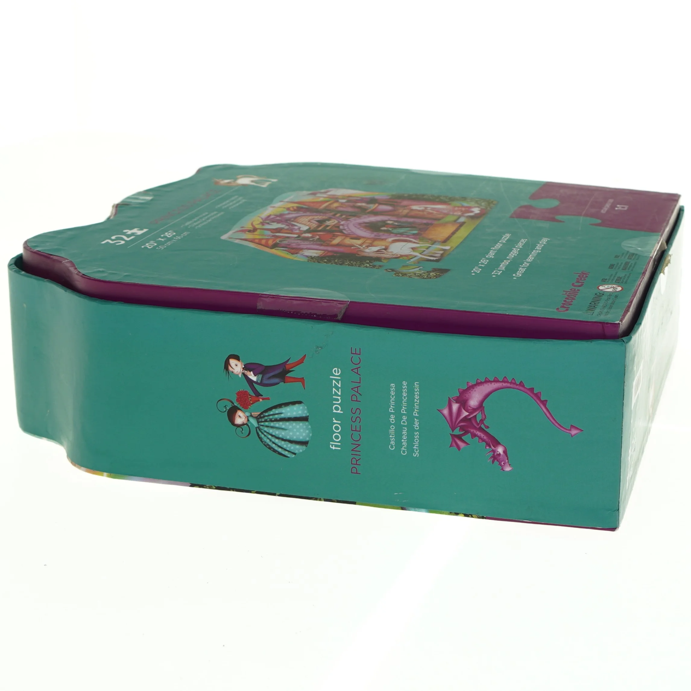 Gulvpuslespil, Prinsesseslot fra Crocodile Creek (str. 50 x 66 cm)