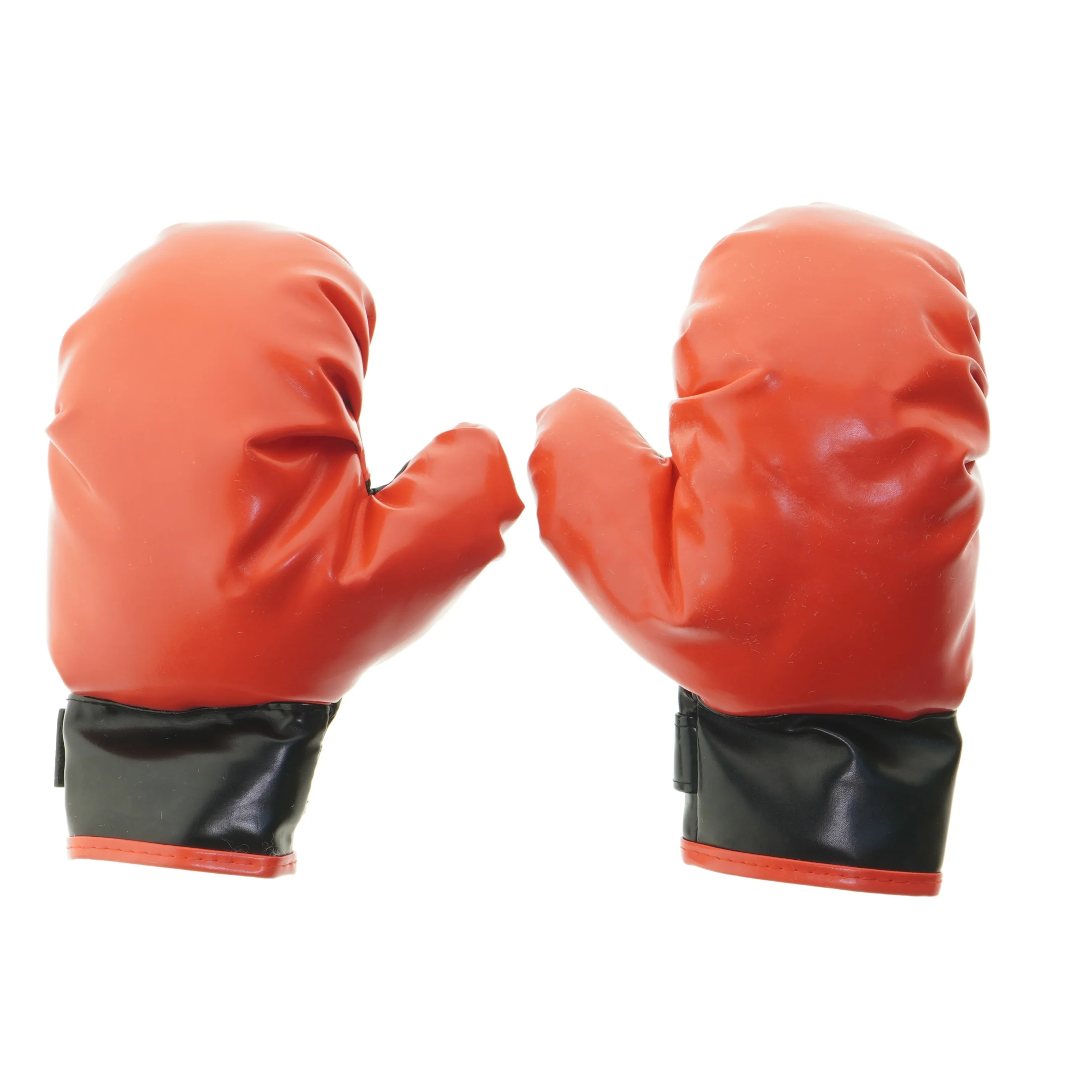 Røde og sorte boksehandsker (str. 24x16,5x6,5 cm)