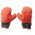 Røde og sorte boksehandsker (str. 24x16,5x6,5 cm)