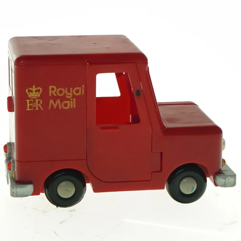 Rød legetøjs postbil (str. 18 x, 9 x 12 cm)