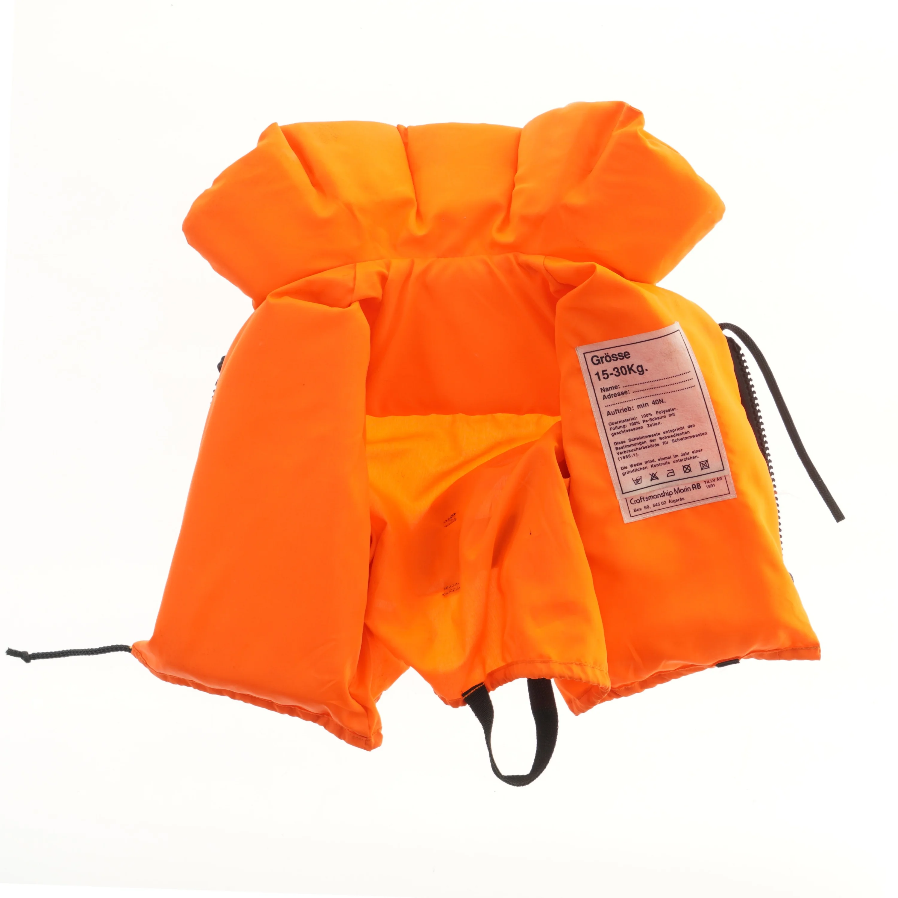 Redningsvest 15-30 kg fra Pro-Safe (str. 15 -30kg )