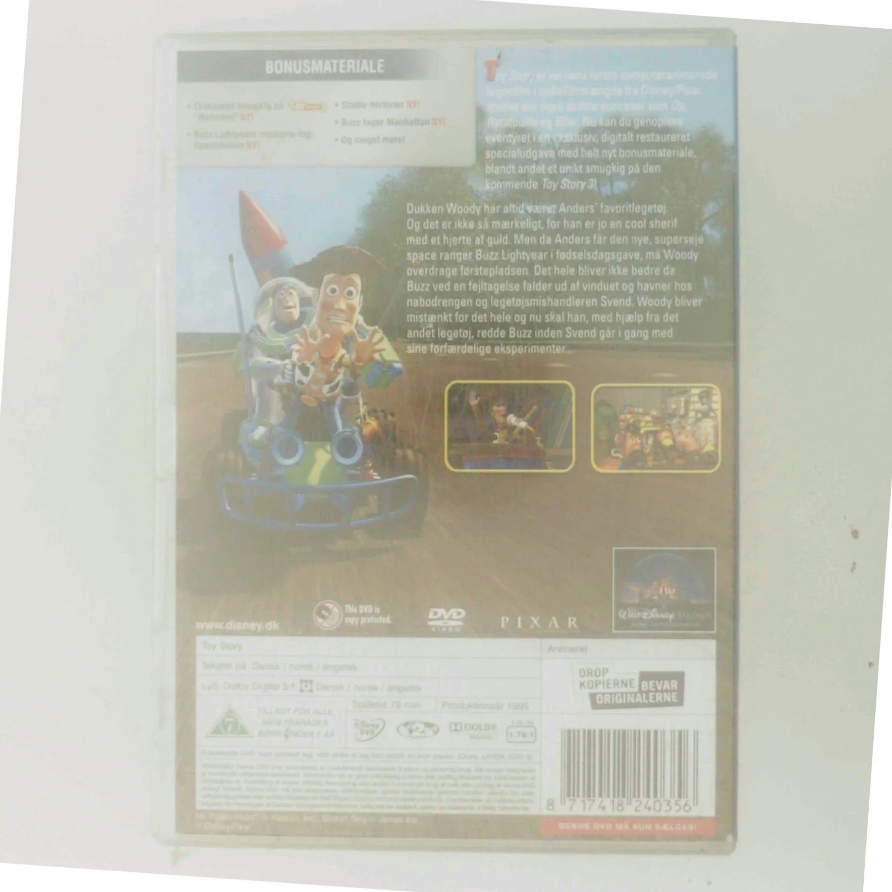 Toy story med Ingen skuespillere angivet, da det er en animationsfilm (DVD)