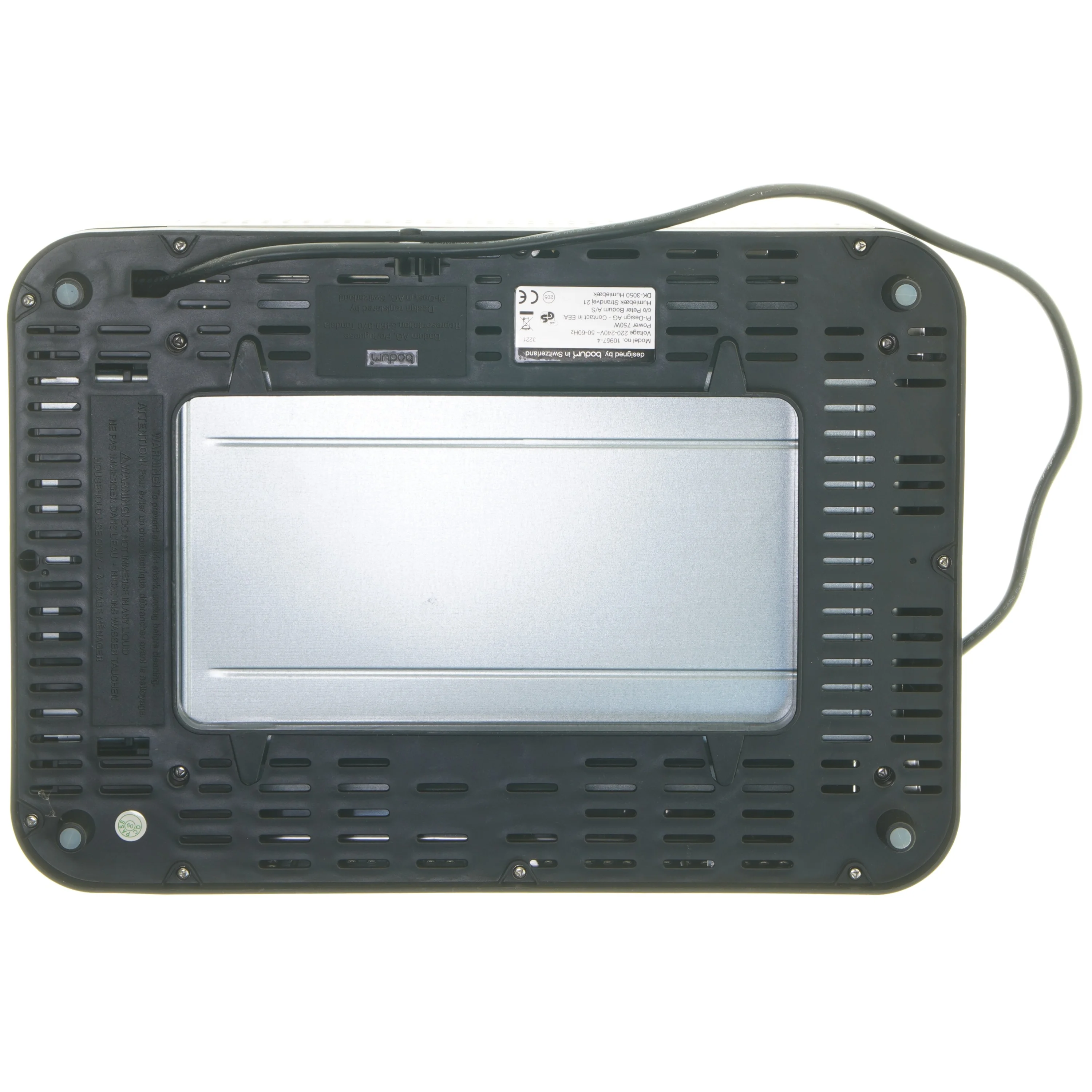 Elbordgrill fra Bodum (str. 37x26 cm)