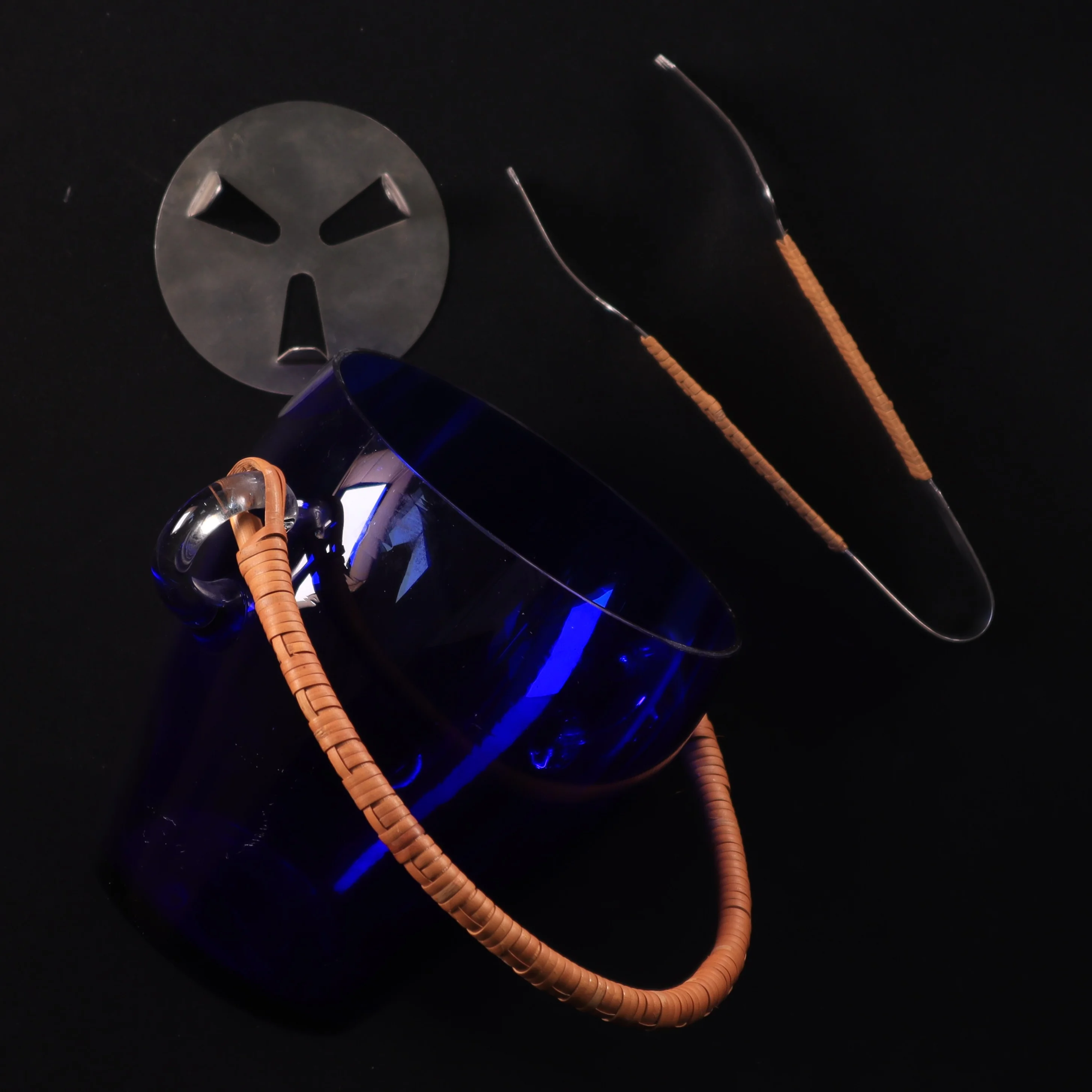 Retro Isterningespand med tang og låg 