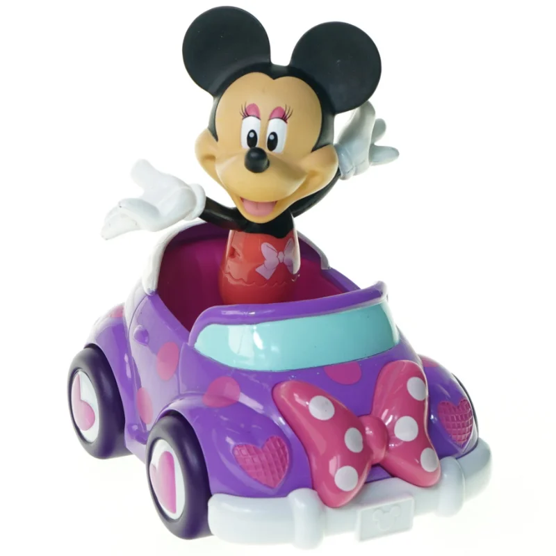 Minnie mouse i bil fra Disney (str. 15 x 10 cm)