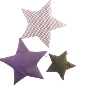 Stjerneformede puder fra Krotoften Design (str. 45 cm 28 cm)