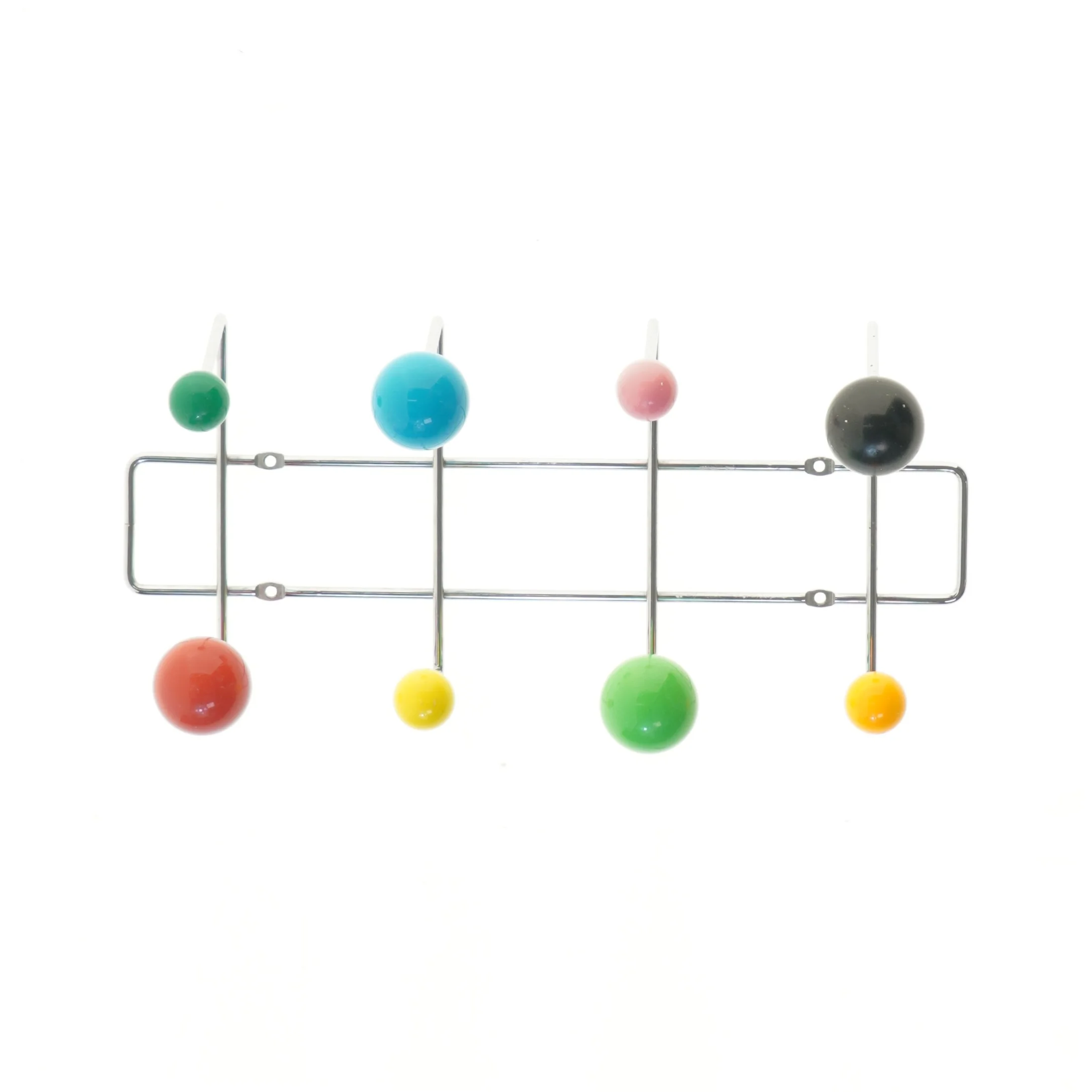 Farverig knagerække (str. 15x35 cm)