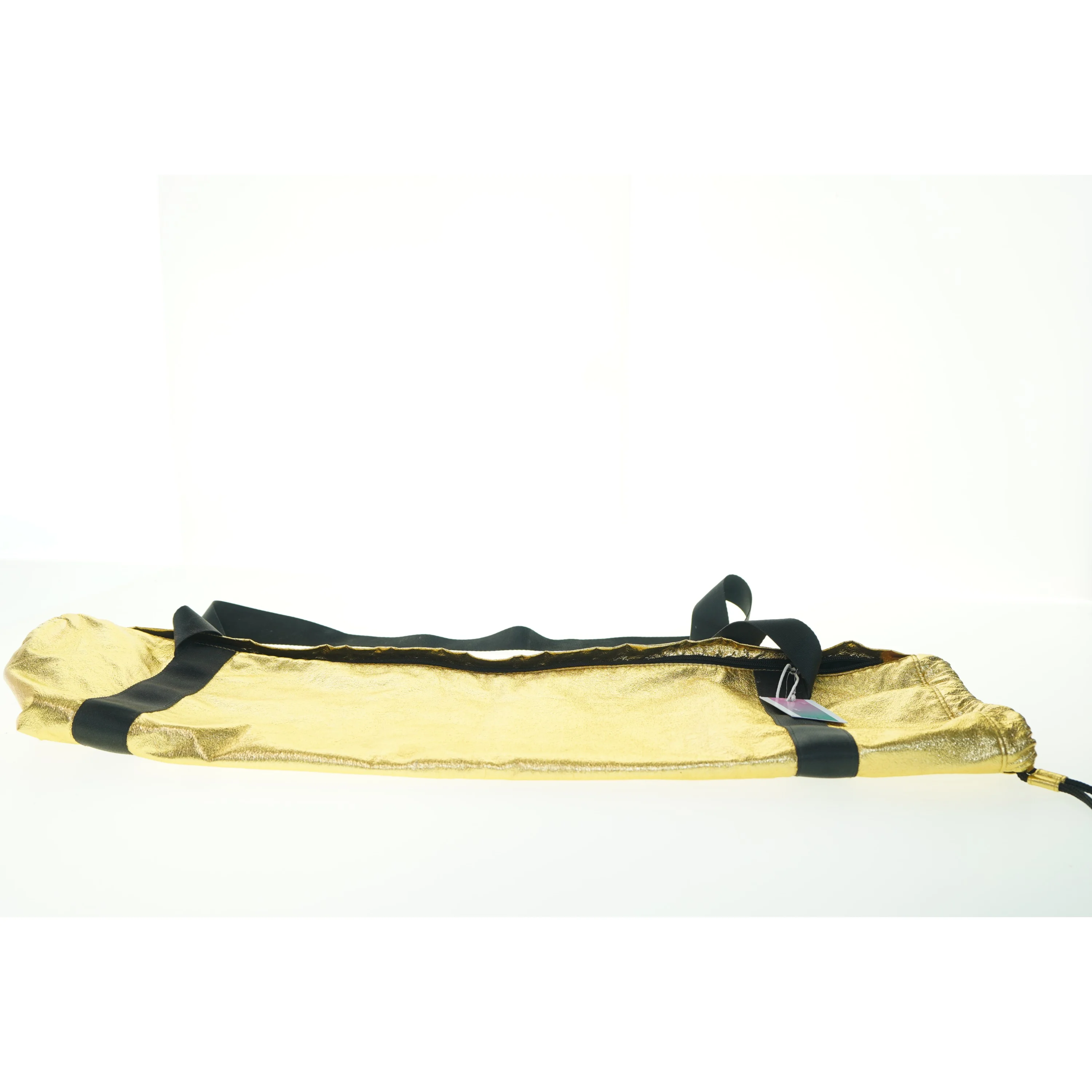 Guldfarvet yoga måtte taske fra Yoga Mat Co (str. 74x24 cm)