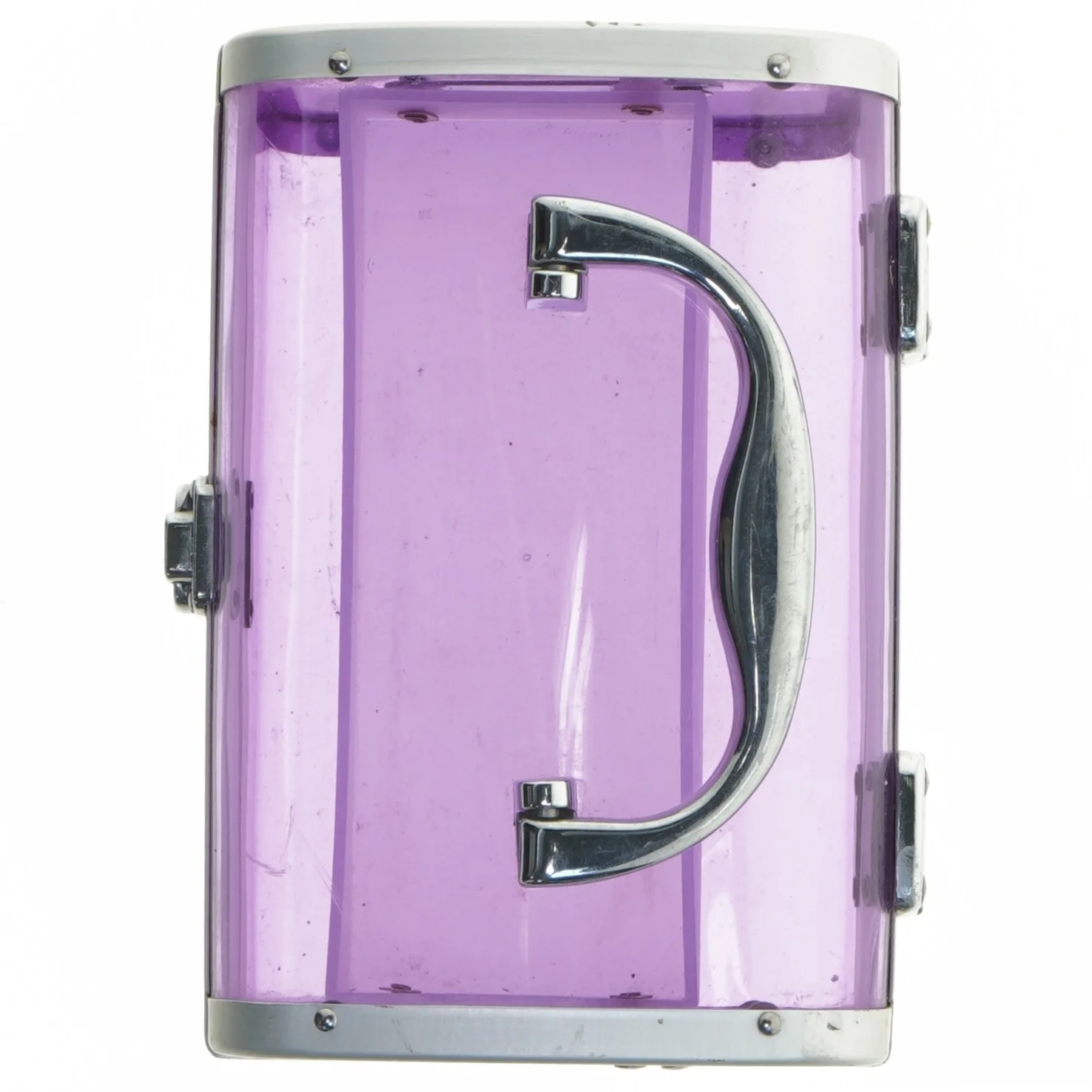 Lille transparent smykkeskrin (str. 18x12x12 cm)