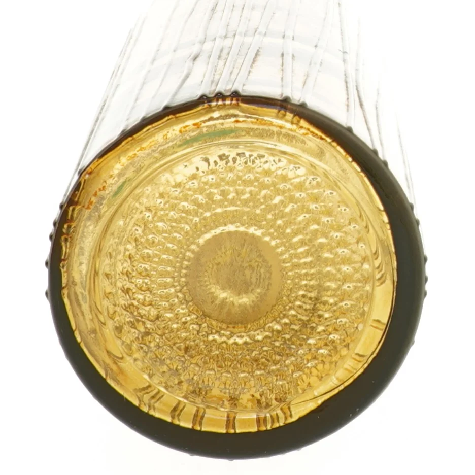 Amber glasflaske med patentlåg (str. 33 cm)